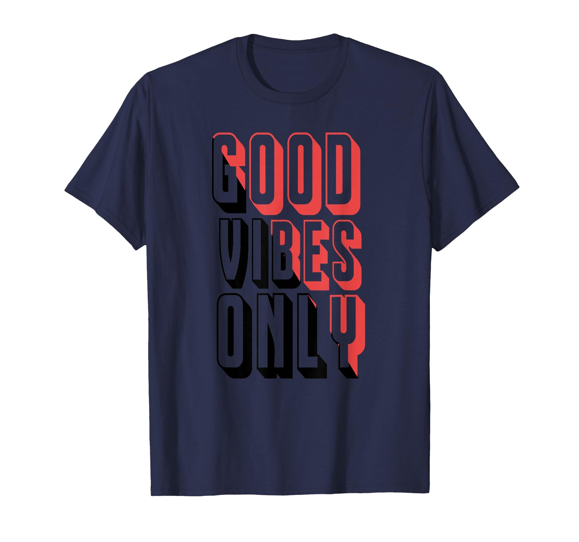 Good Energy Vibes Only Positive T-Shirt - Minimalist Print Unisex - T-Shirt, Sweatshirt, Hoodie