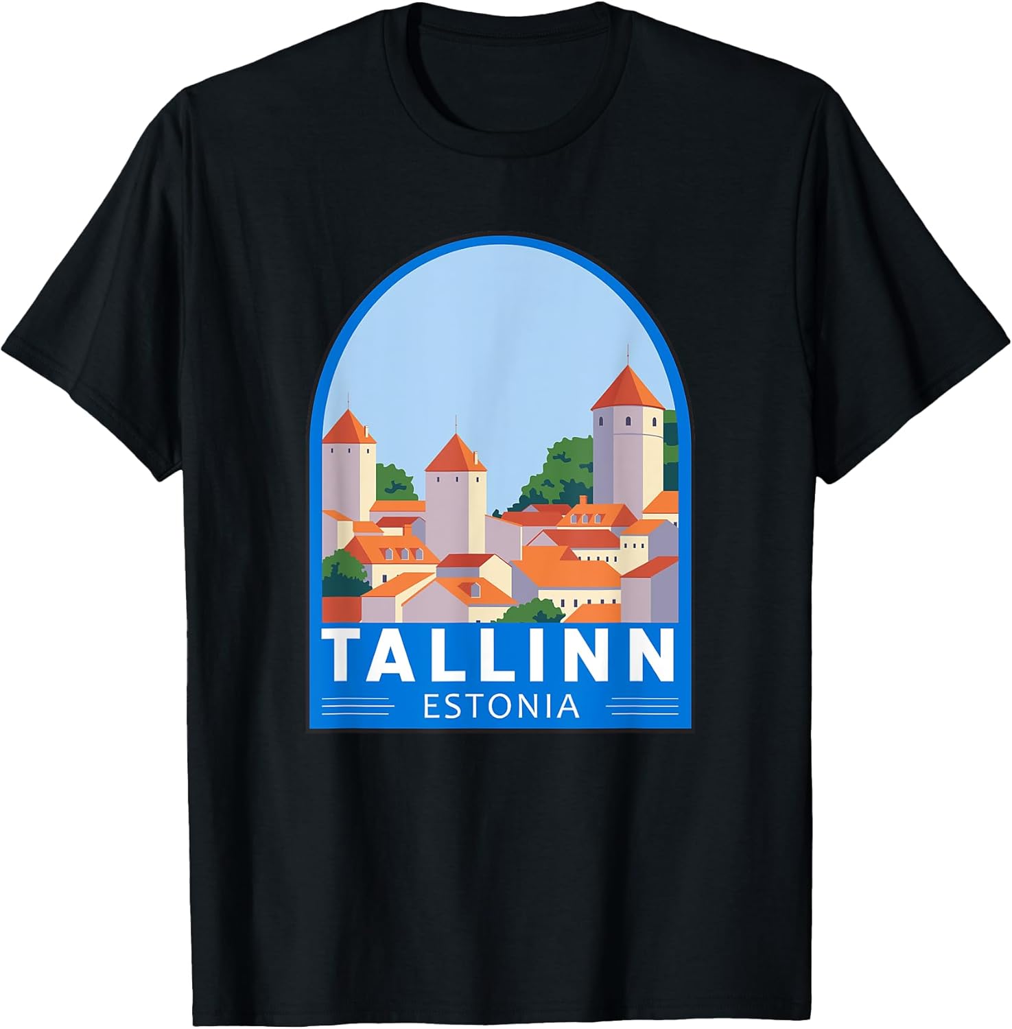 Tallinn Estonia Travel Souvenir Merch - Adult & Kids T-Shirts, Sweatshirts & Hoodies apparel design preview 1