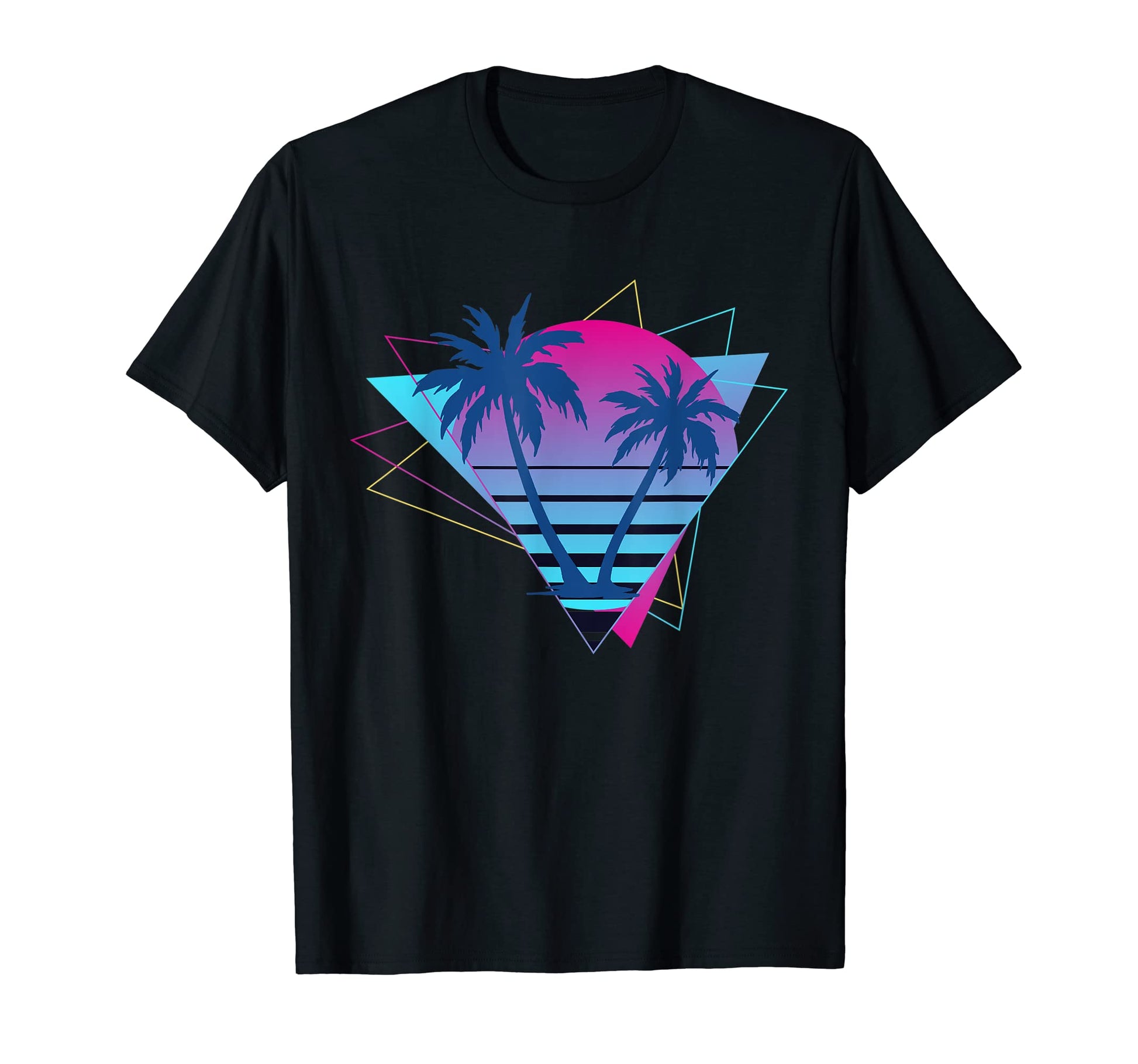Exotic Palm Trees 90S Art 80S T-Shirt - Custom Art Print for Adults - T-Shirt, Sweatshirt, Hoodie