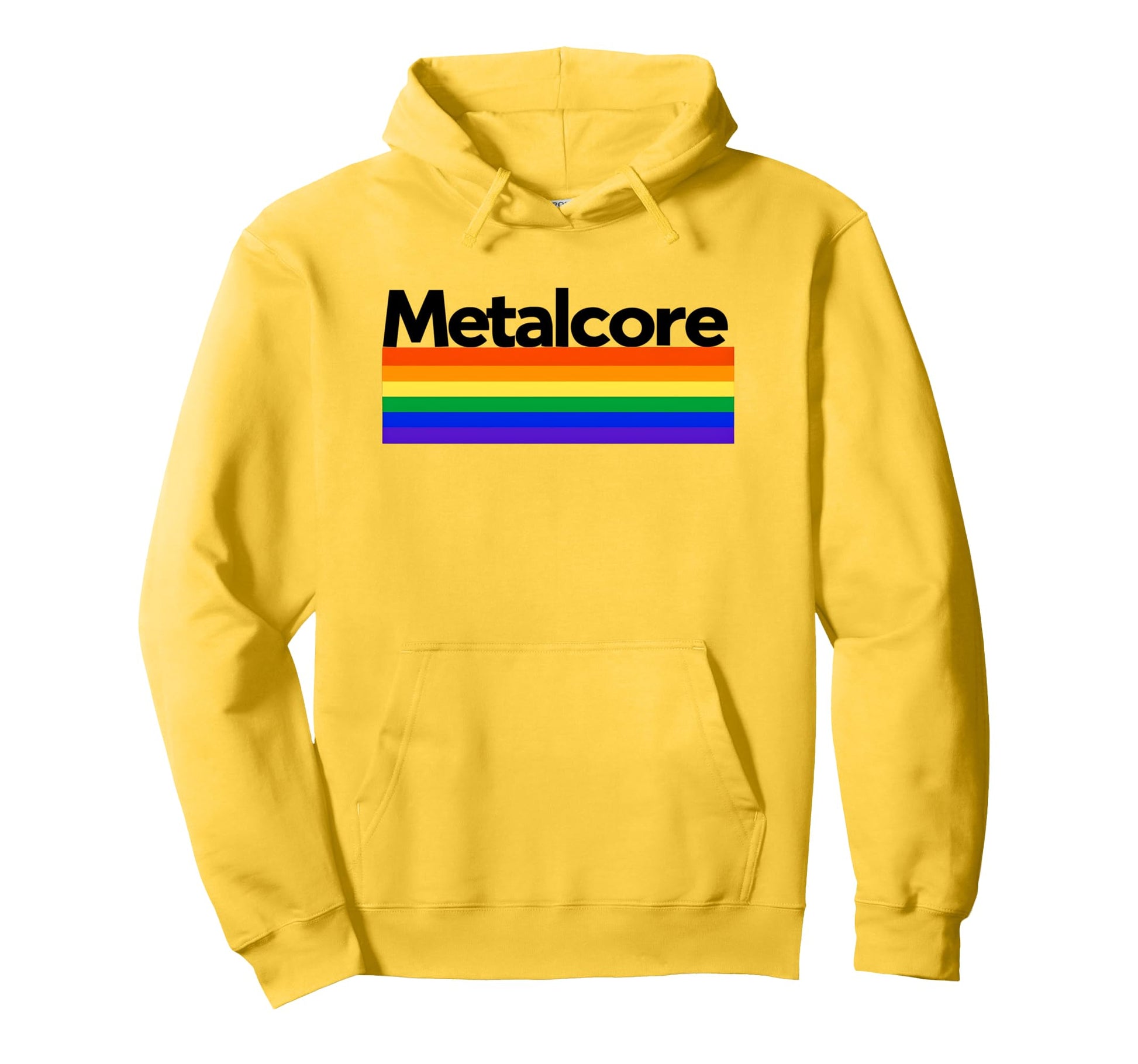 Metalcore Rainbow Hoodie - Novelty Apparel Unisex - T-Shirt, Sweatshirt, Hoodie