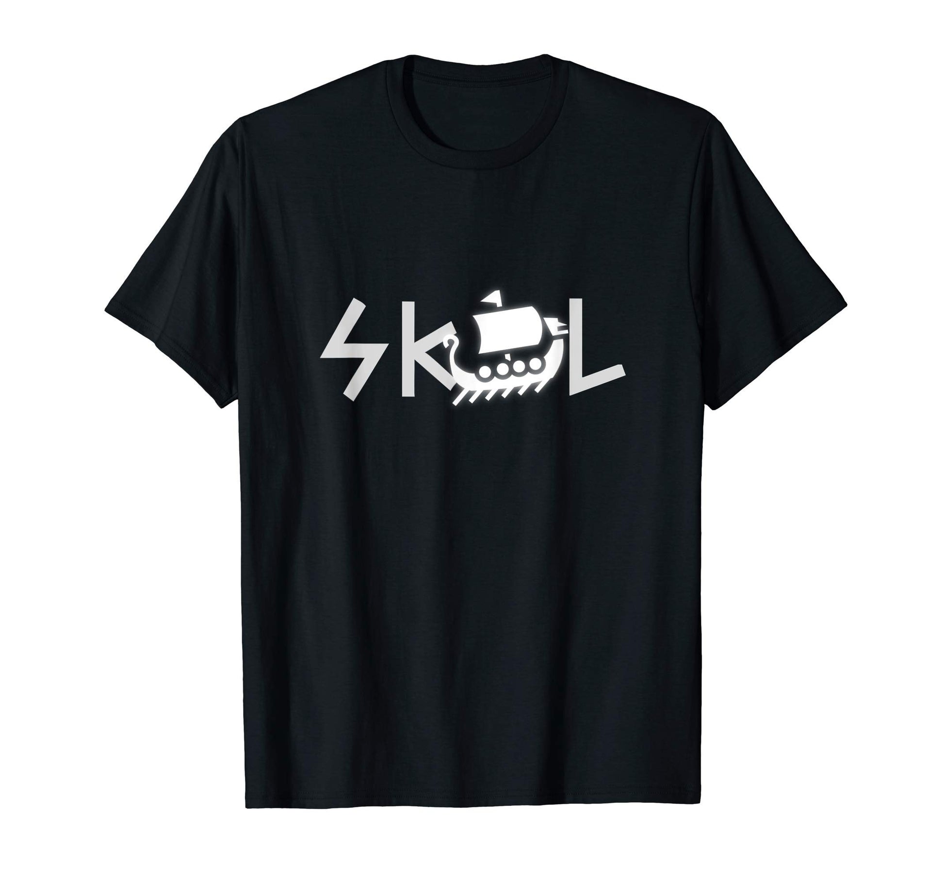 Skol Viking Boat Typography Nordic Gift T-Shirt - Aesthetic Graphic Unisex - T-Shirt, Sweatshirt, Hoodie