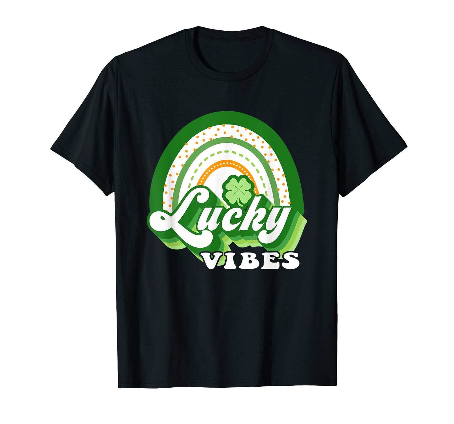Irish St Patricks Day Rainbow Lucky T-Shirt - Aesthetic Graphic Men Women - T-Shirt, Sweatshirt, Hoodie