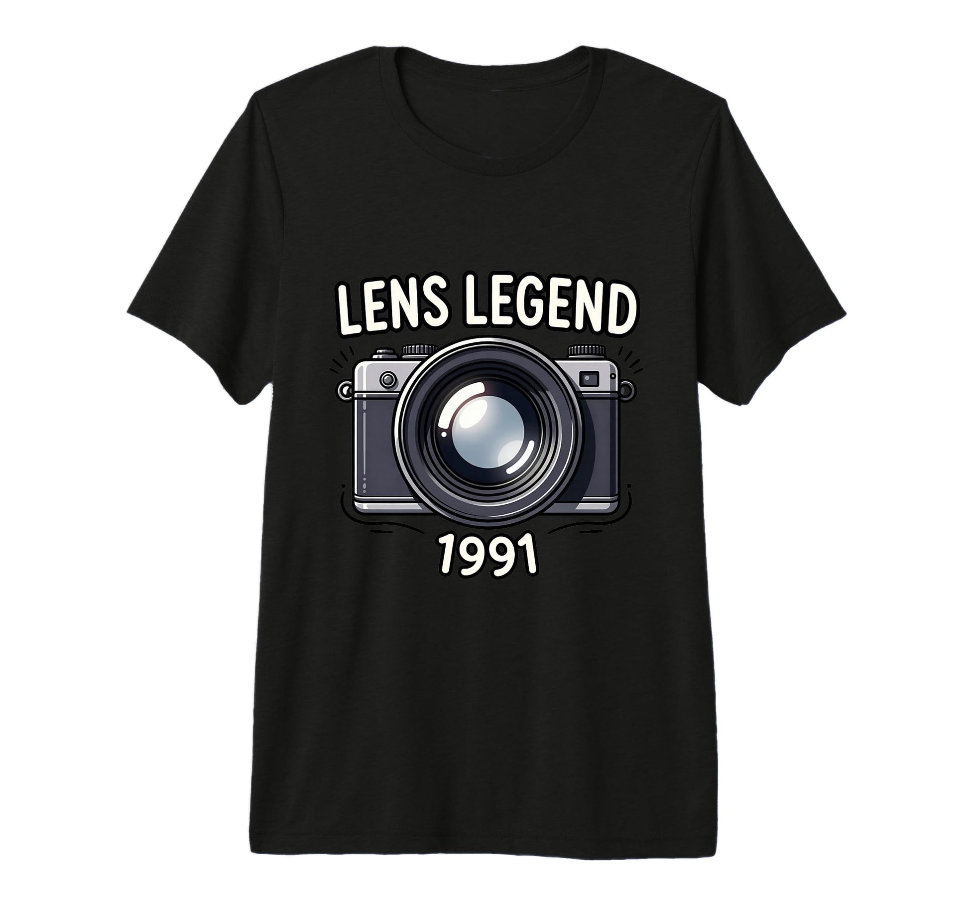 Camera Photography Enthusiast 1991 Tri T-Shirt - Graphic Print Men Women - T-Shirt, Sweatshirt, Hoodie
