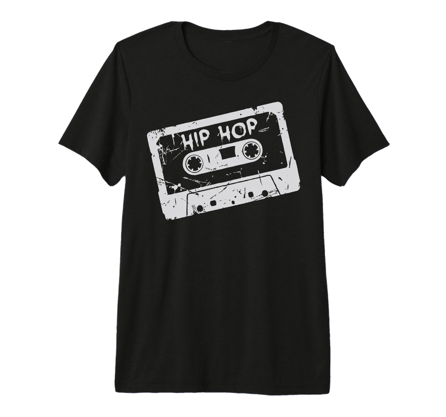 Hip Hop Cassette Tape Throwback Tri Blend T-Shirt - Custom Art Print Unisex - T-Shirt, Sweatshirt, Hoodie