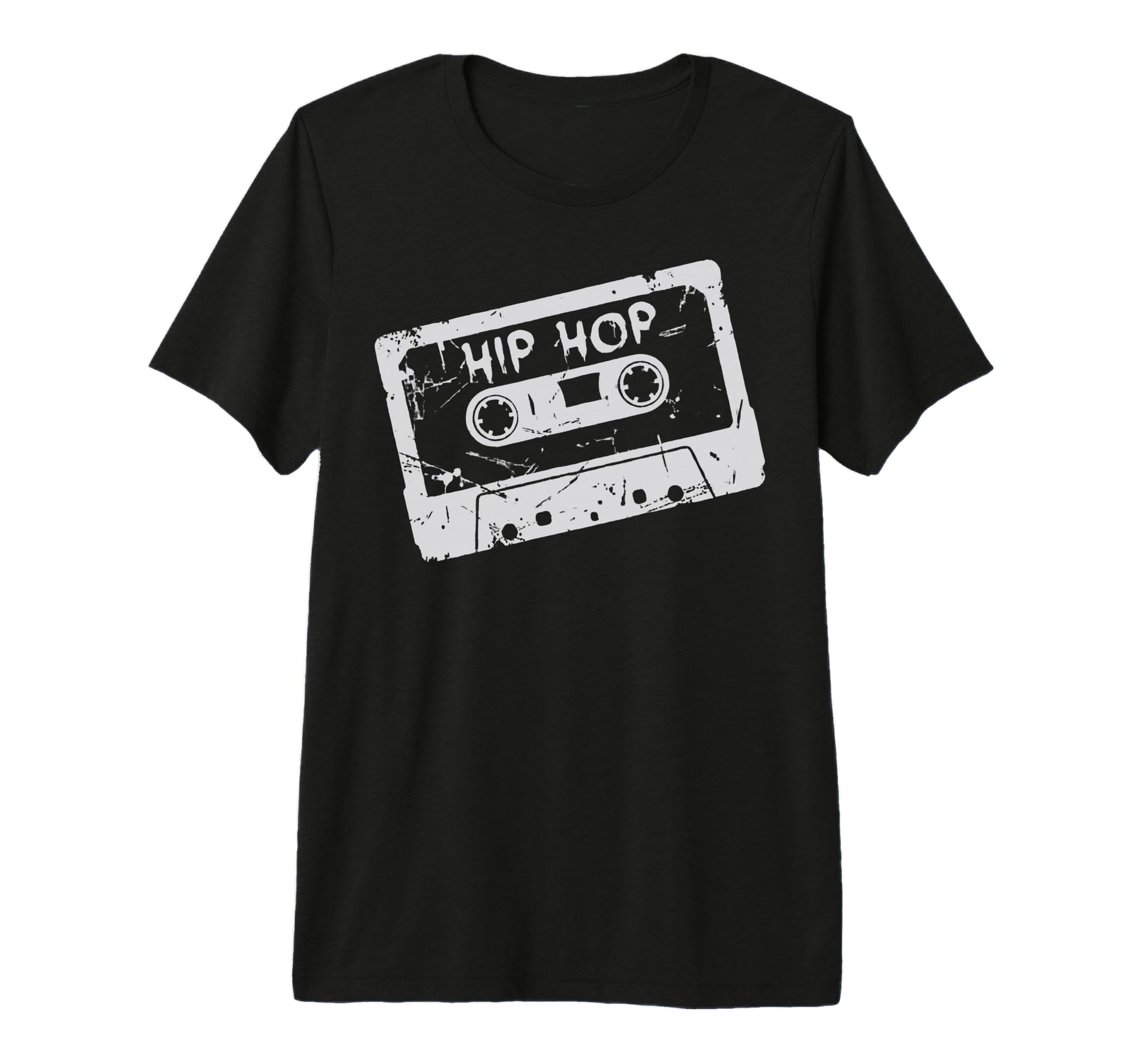 Hip Hop Cassette Tape Throwback Tri Blend T-Shirt - Custom Art Print Unisex - T-Shirt, Sweatshirt, Hoodie
