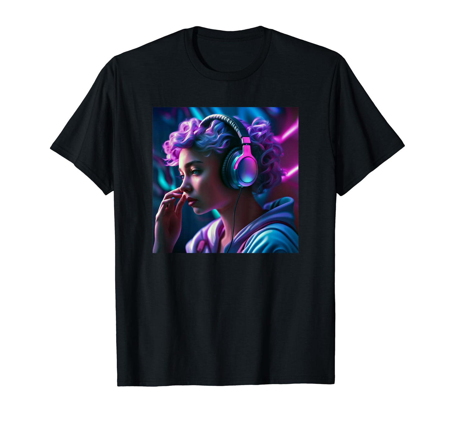 Anime Gamer Music Vaporwave Aesthetic T-Shirt - Custom Art Print Men Women - T-Shirt, Sweatshirt, Hoodie