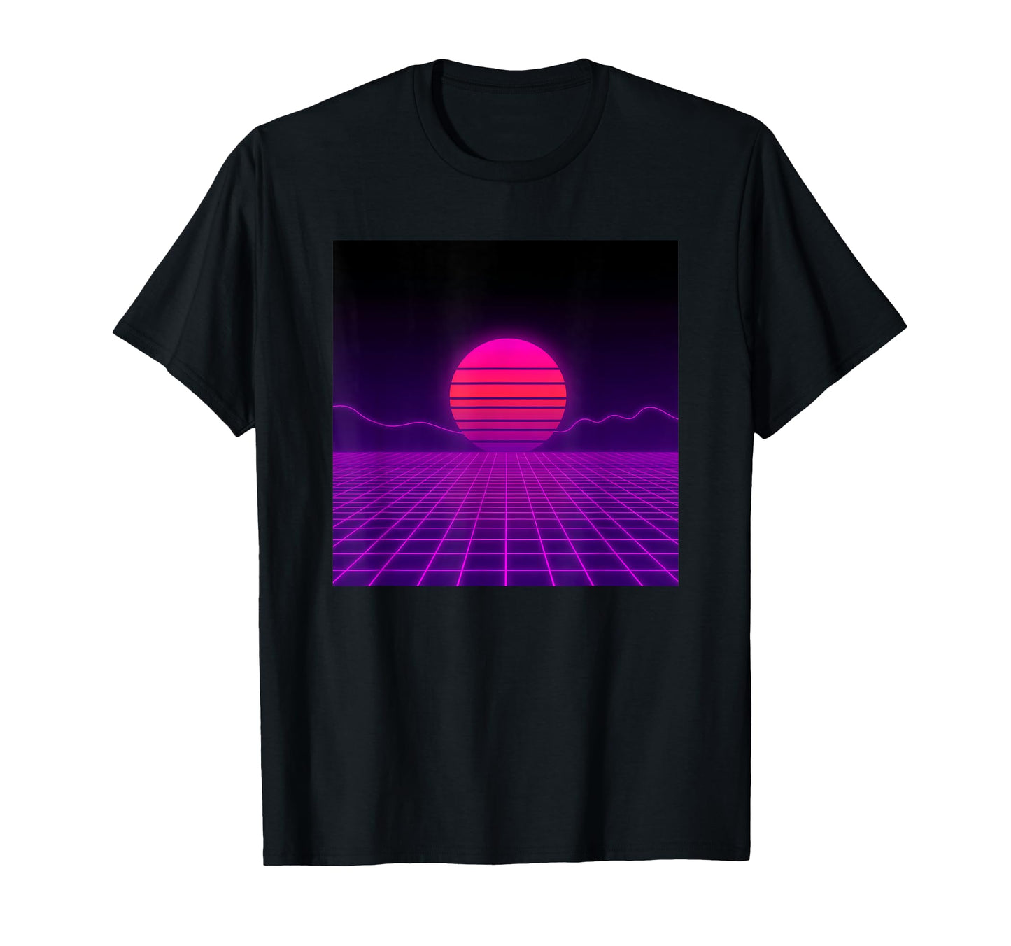 Retrowave Synthwave Aesthetic T-Shirt - Casual Everyday Wear for Adults - T-Shirt, Sweatshirt, Hoodie