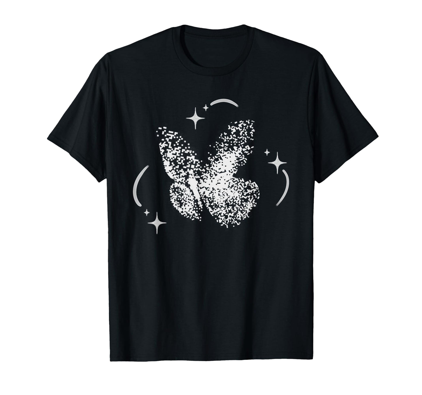 Y2K 90S Tattoo Dotwork Stippling Butterfly T-Shirt - Trendy Graphic Unisex - T-Shirt, Sweatshirt, Hoodie