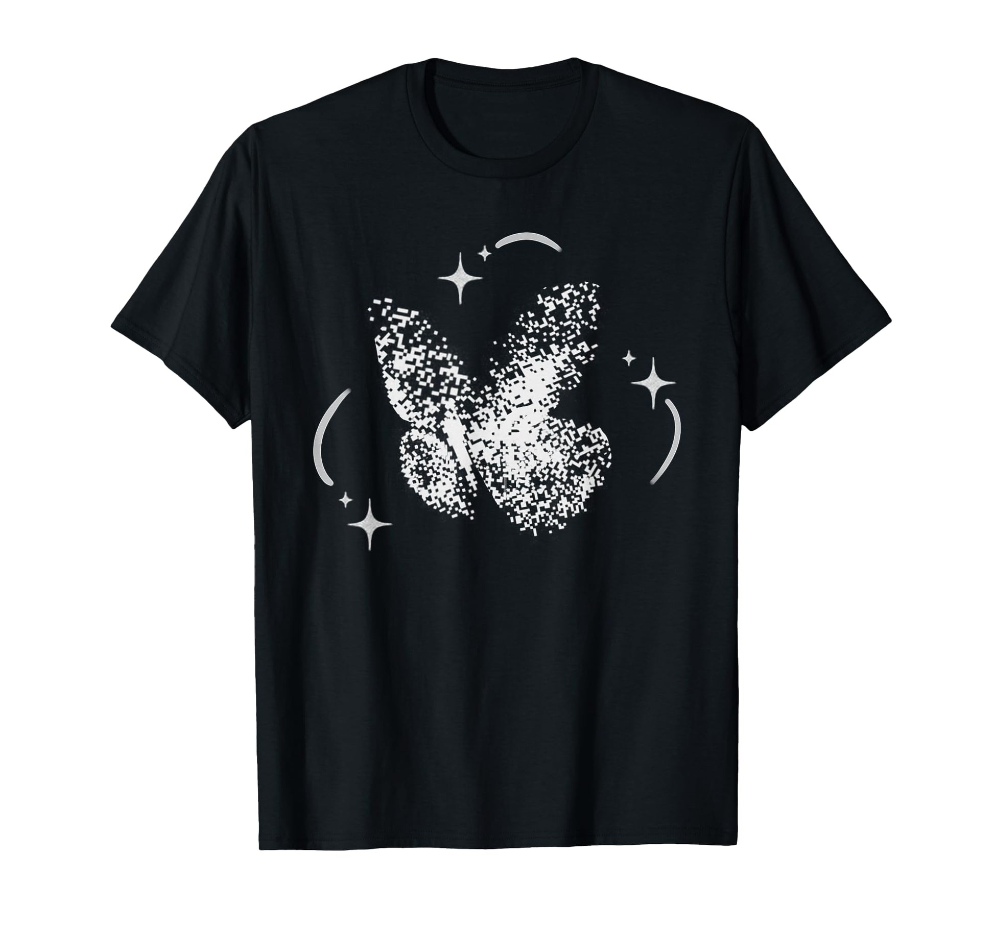 Y2K 90S Tattoo Dotwork Stippling Butterfly T-Shirt - Trendy Graphic Unisex - T-Shirt, Sweatshirt, Hoodie