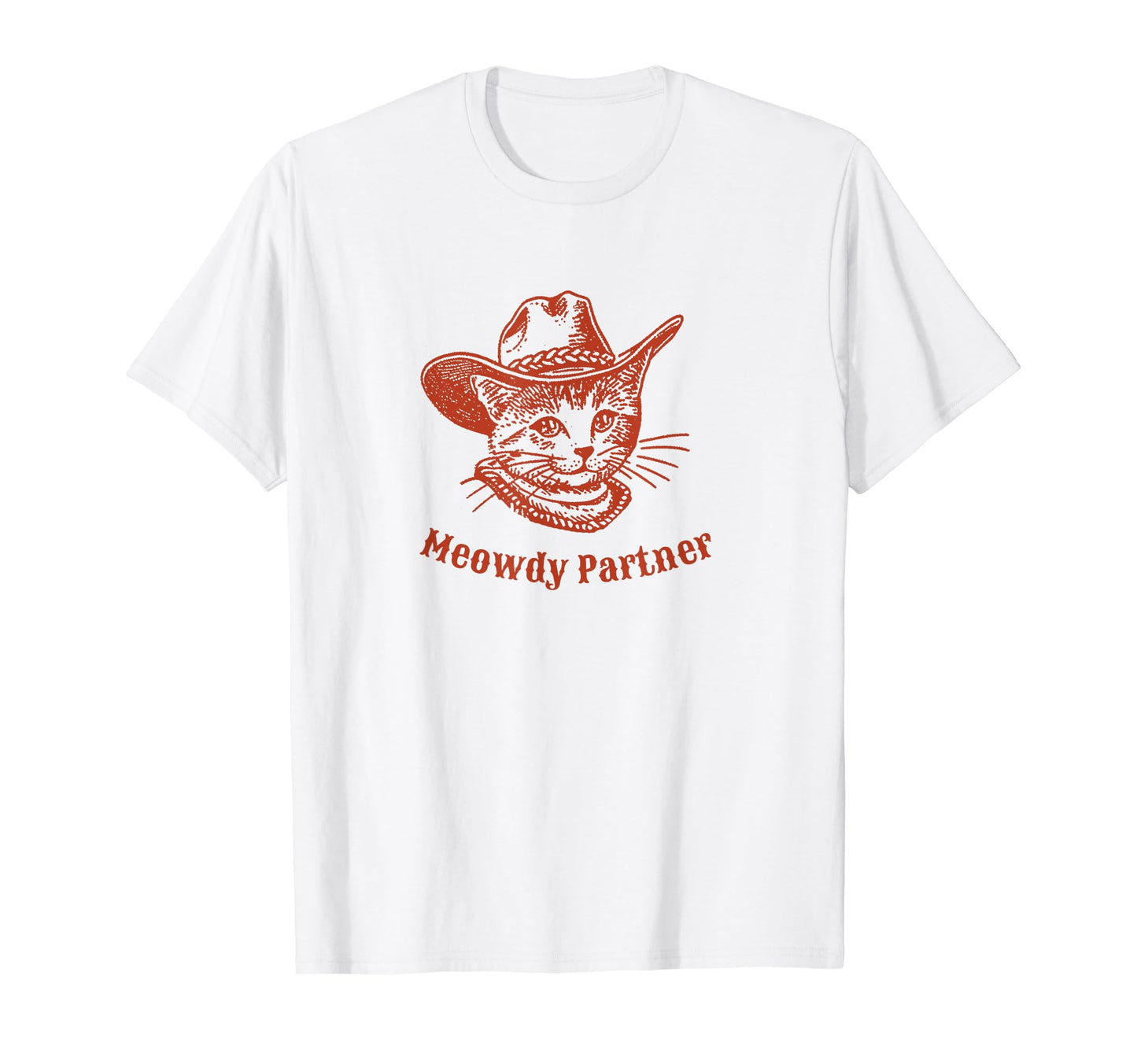 Meowdy Funny Country Music Cat Cowgirl T-Shirt - Trendy Graphic Men Women - T-Shirt, Sweatshirt, Hoodie