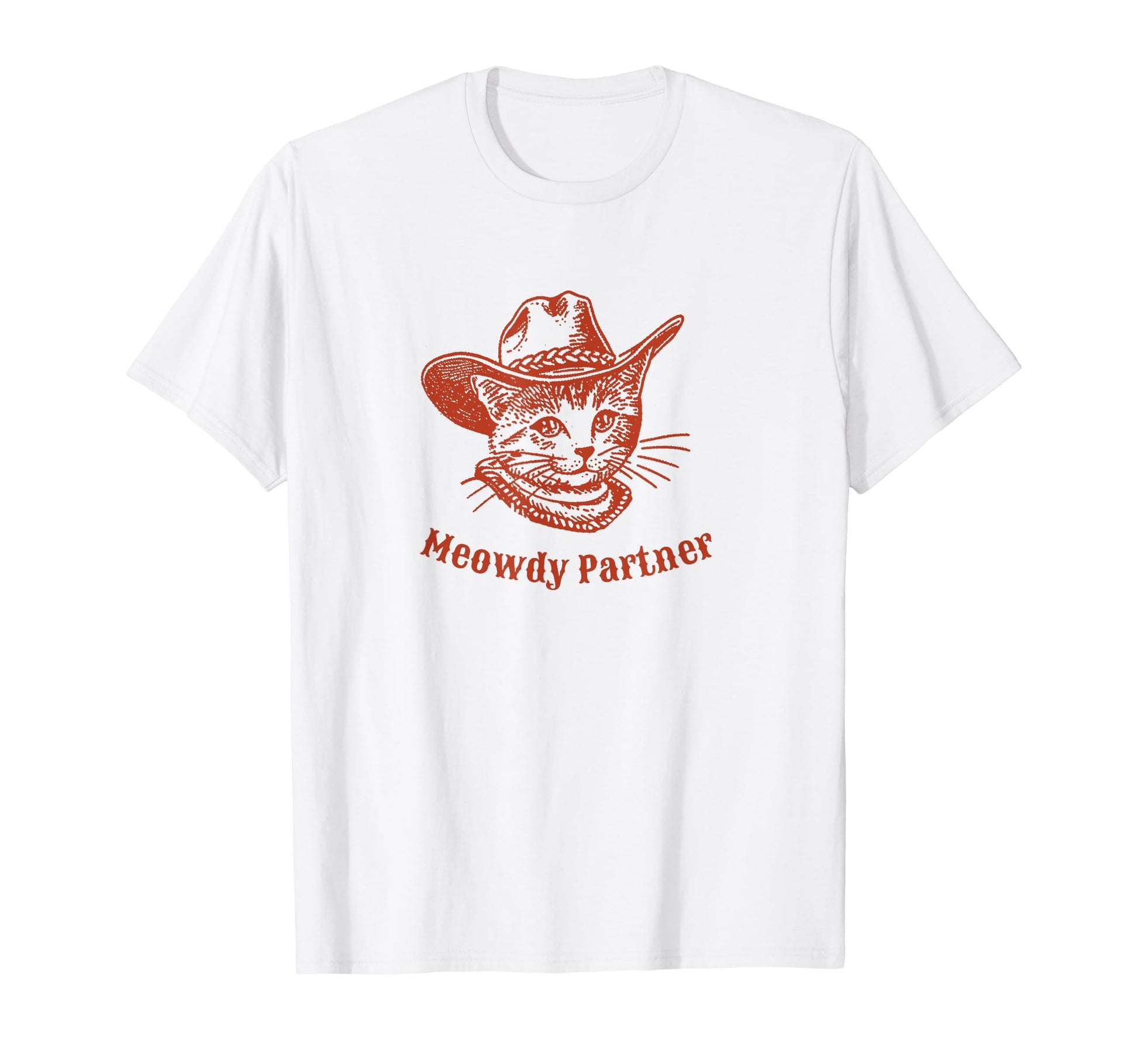 Meowdy Funny Country Music Cat Cowgirl T-Shirt - Trendy Graphic Men Women - T-Shirt, Sweatshirt, Hoodie