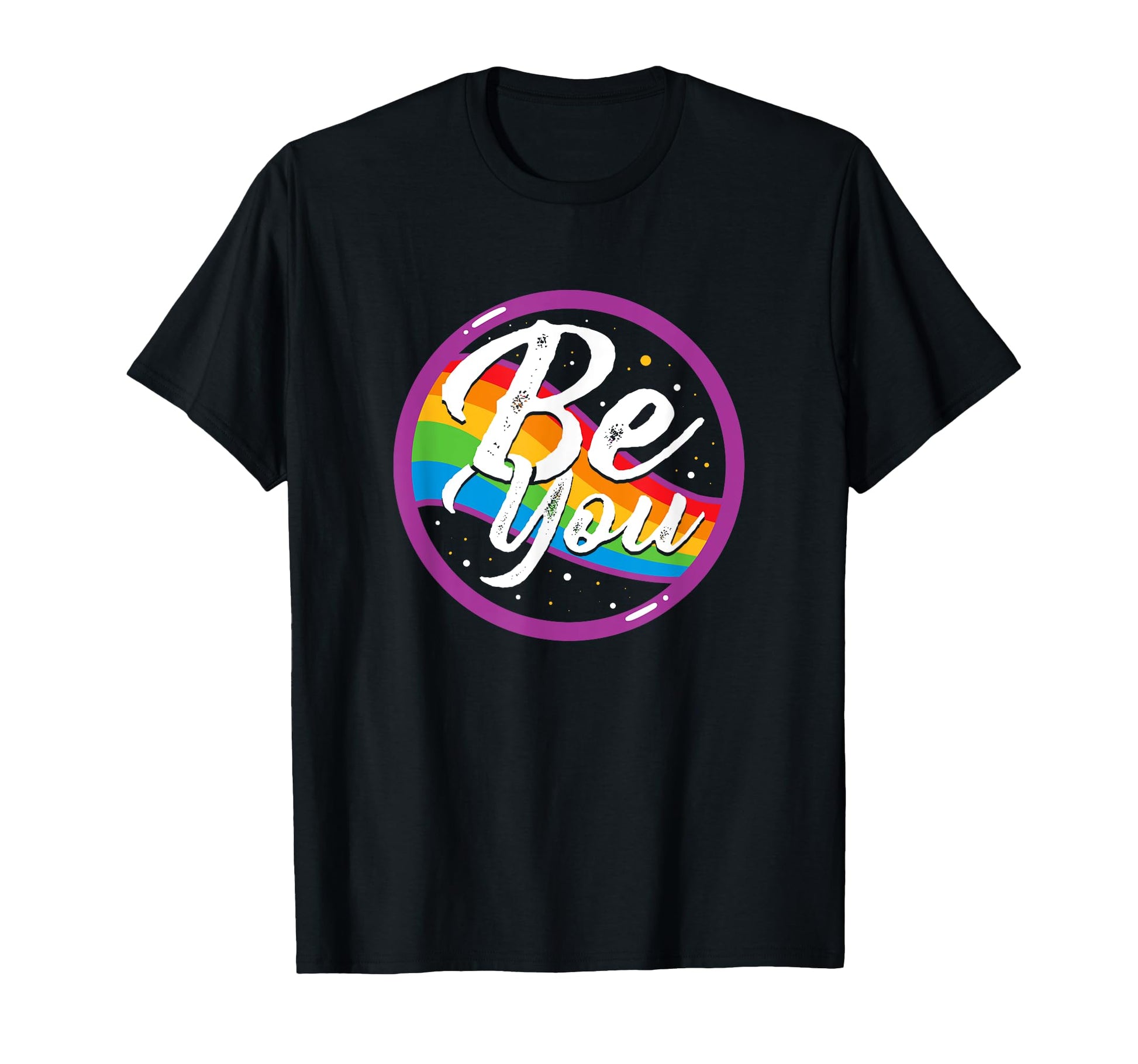 Be You Pride Lgbtq Gay Lgbt Ally Rainbow T-Shirt - Trendy Graphic Unisex - T-Shirt, Sweatshirt, Hoodie
