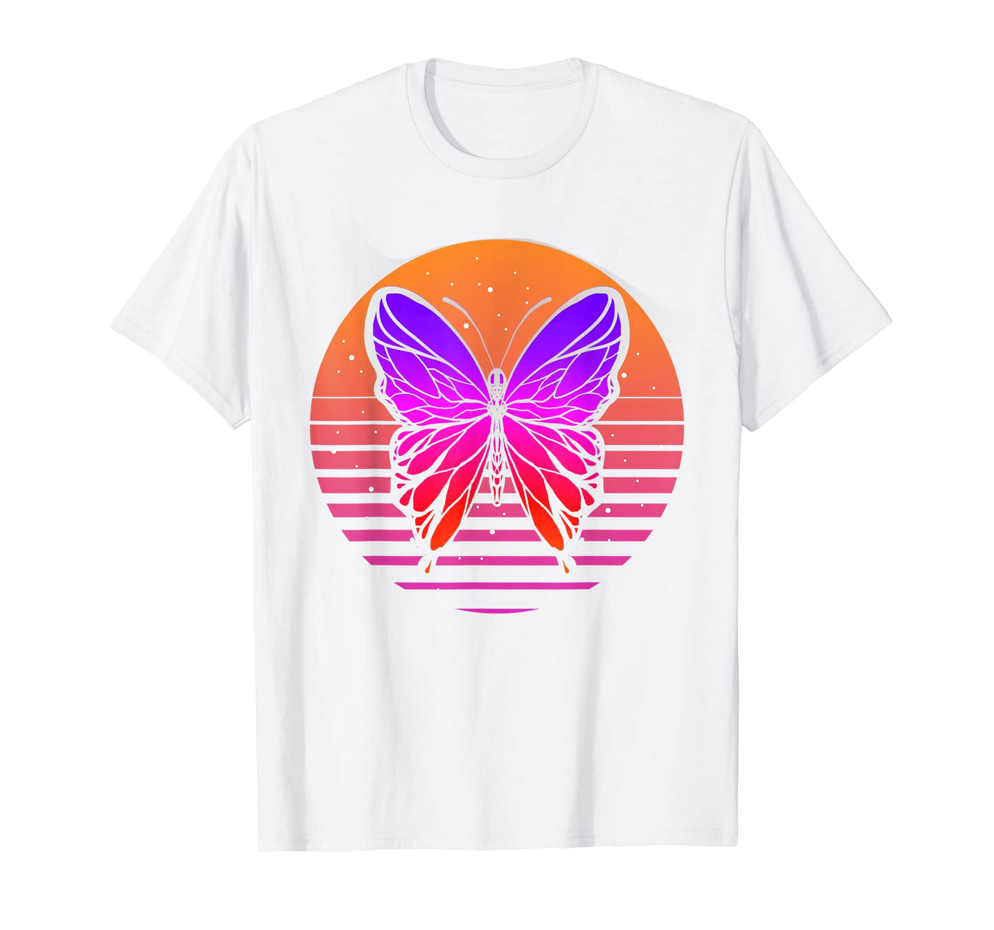 Butterfly Insect Animal Lover 80S T-Shirt - Minimalist Print Unisex - T-Shirt, Sweatshirt, Hoodie