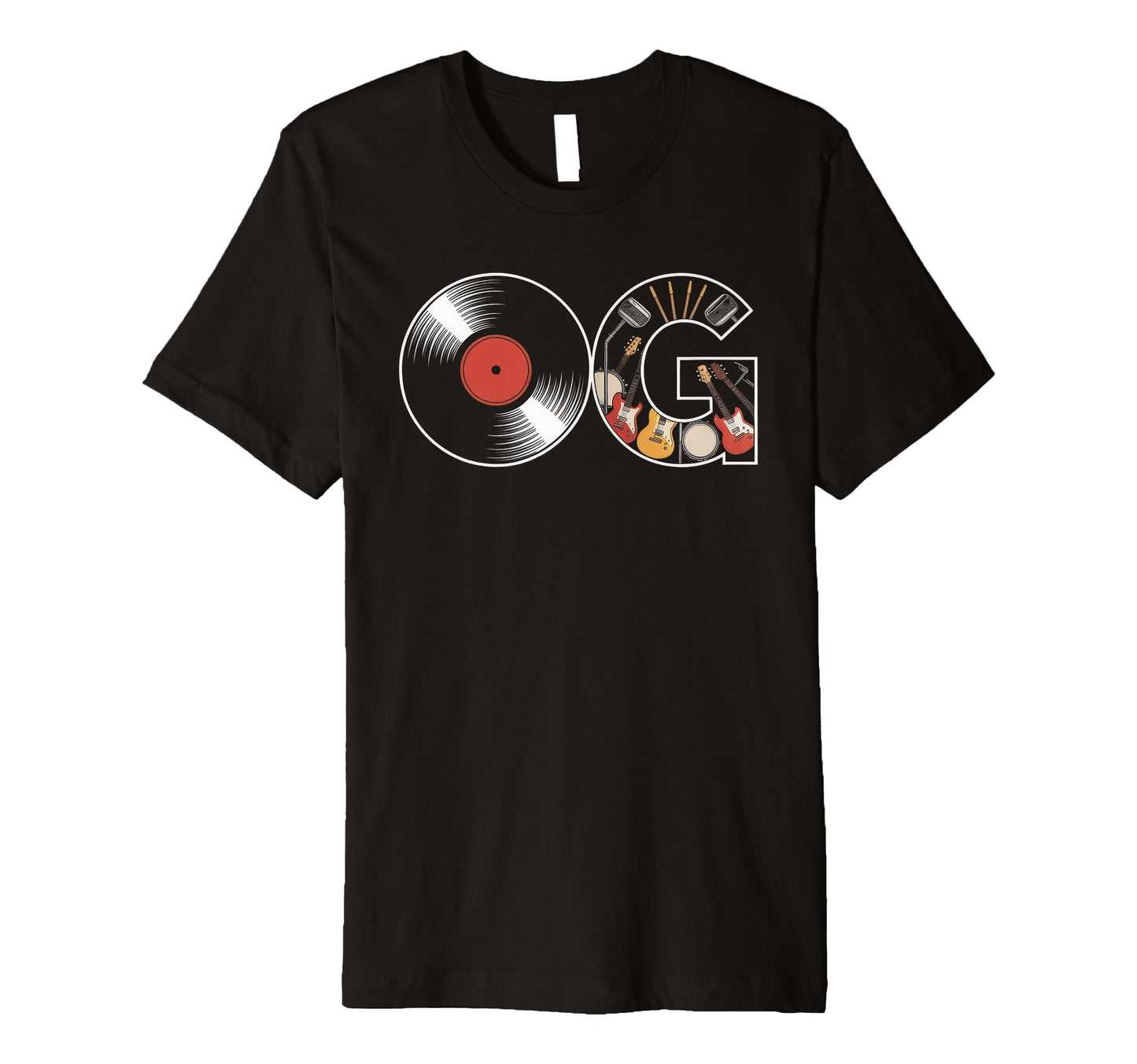 Old School Og Hip Hop Vinyl Cds T-Shirt - Streetwear Style for Adults - T-Shirt, Sweatshirt, Hoodie