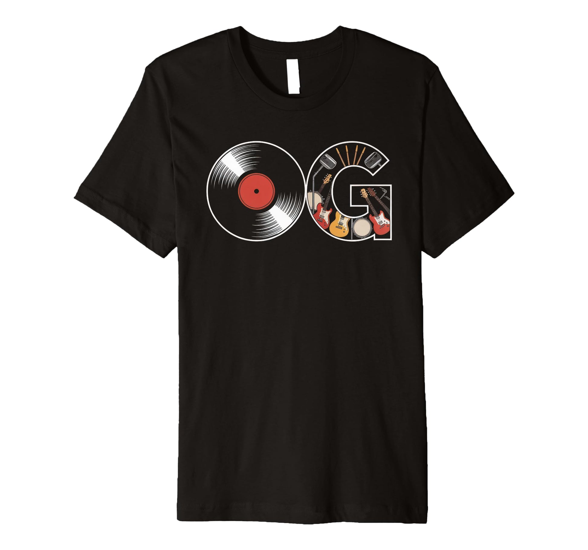 Old School Og Hip Hop Vinyl Cds T-Shirt - Streetwear Style for Adults - T-Shirt, Sweatshirt, Hoodie