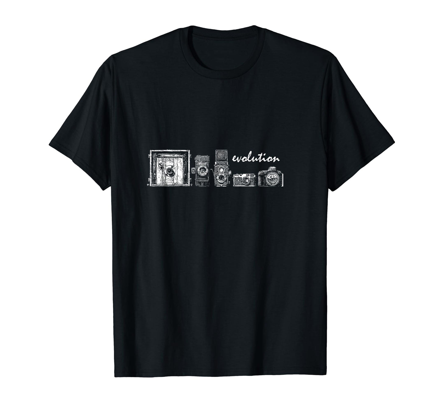 Evolution Camera Photography Novelty T-Shirt - Trendy Graphic Men Women - T-Shirt, Sweatshirt, Hoodie