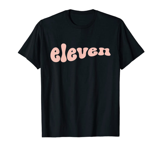 11Th Birthday Boho Wavy Mauve Eleven T-Shirt - Trendy Graphic Unisex - T-Shirt, Sweatshirt, Hoodie