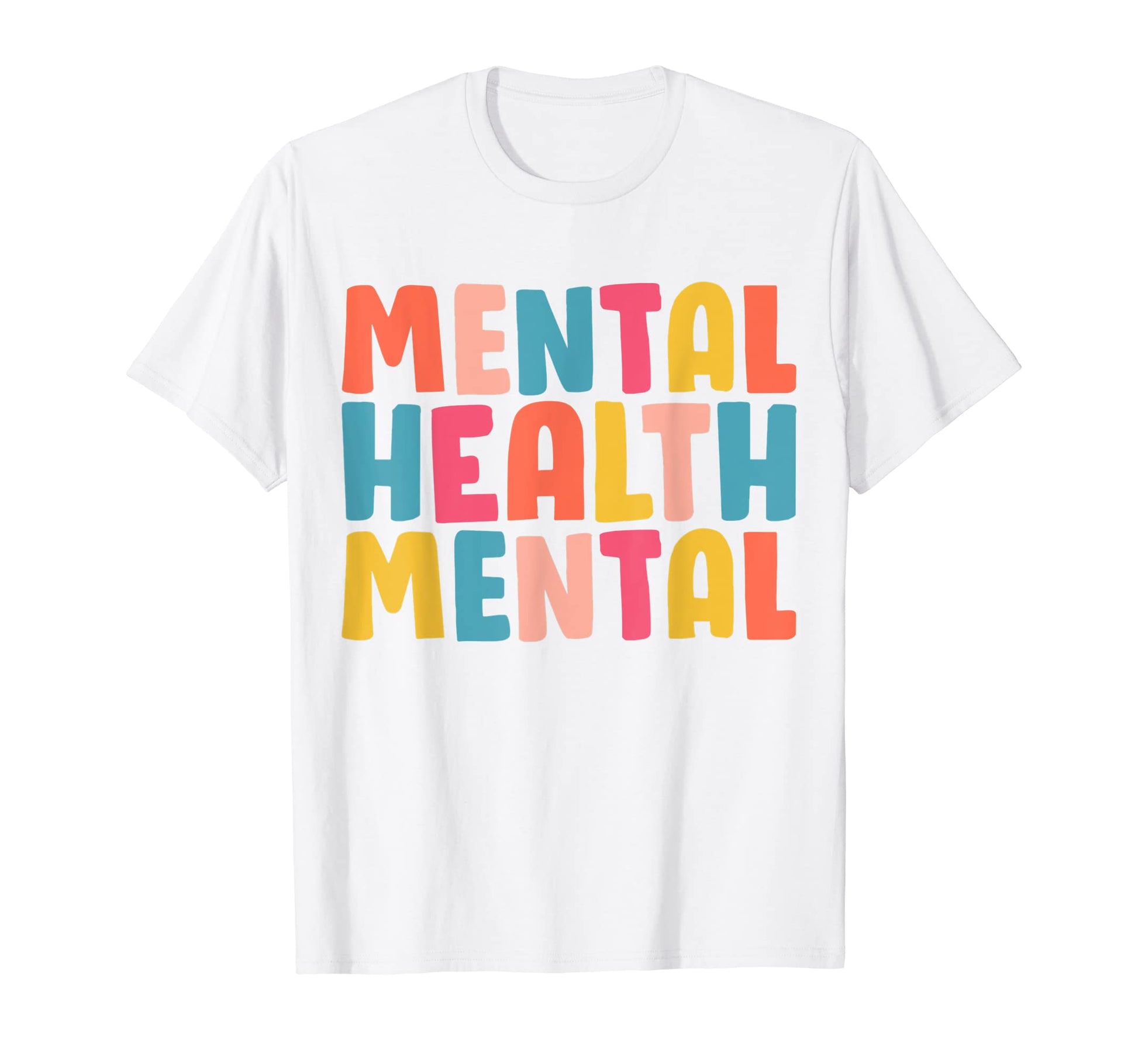 Mental Health Matters Aesthetic Colorful T-Shirt - Unique Graphic Unisex - T-Shirt, Sweatshirt, Hoodie