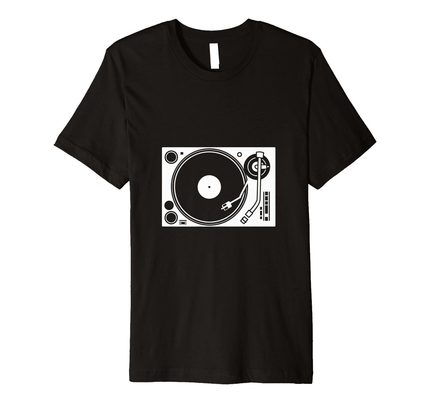 Vinyl Record Player Sketch Drawing T-Shirt - Fun Novelty Design Unisex - T-Shirt, Sweatshirt, Hoodie