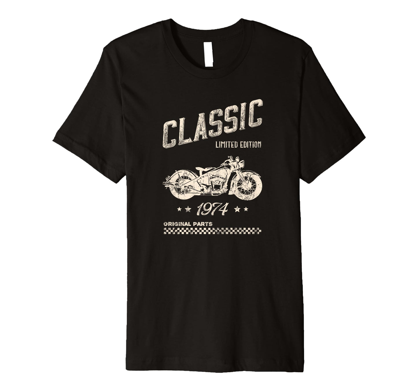 51St Birthday 1974 Motorcycle T-Shirt - Minimalist Print Men Women - T-Shirt, Sweatshirt, Hoodie