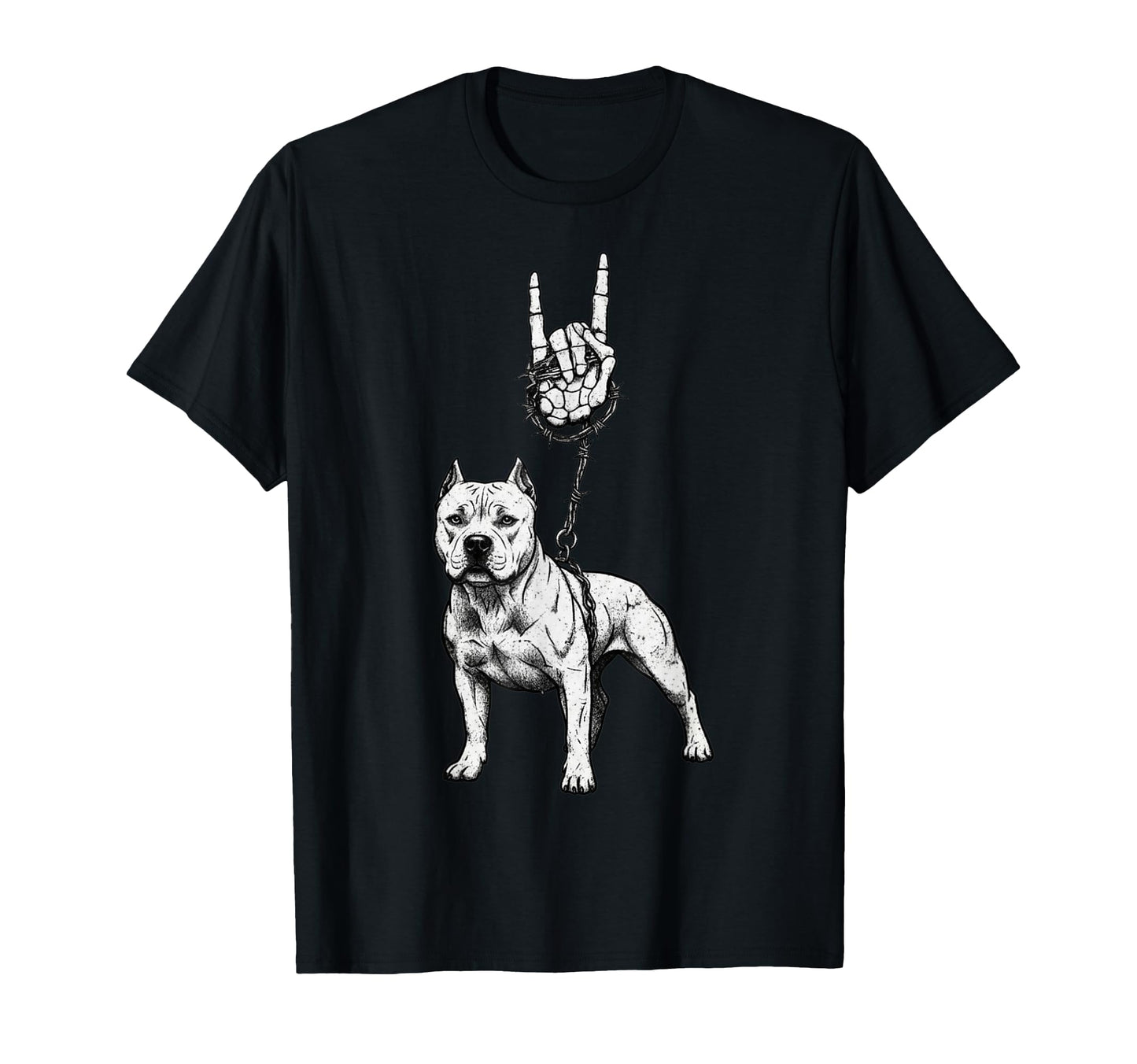 Pitbull Dog Breeder 90S Alt Metal T-Shirt - Minimalist Print Men Women - T-Shirt, Sweatshirt, Hoodie