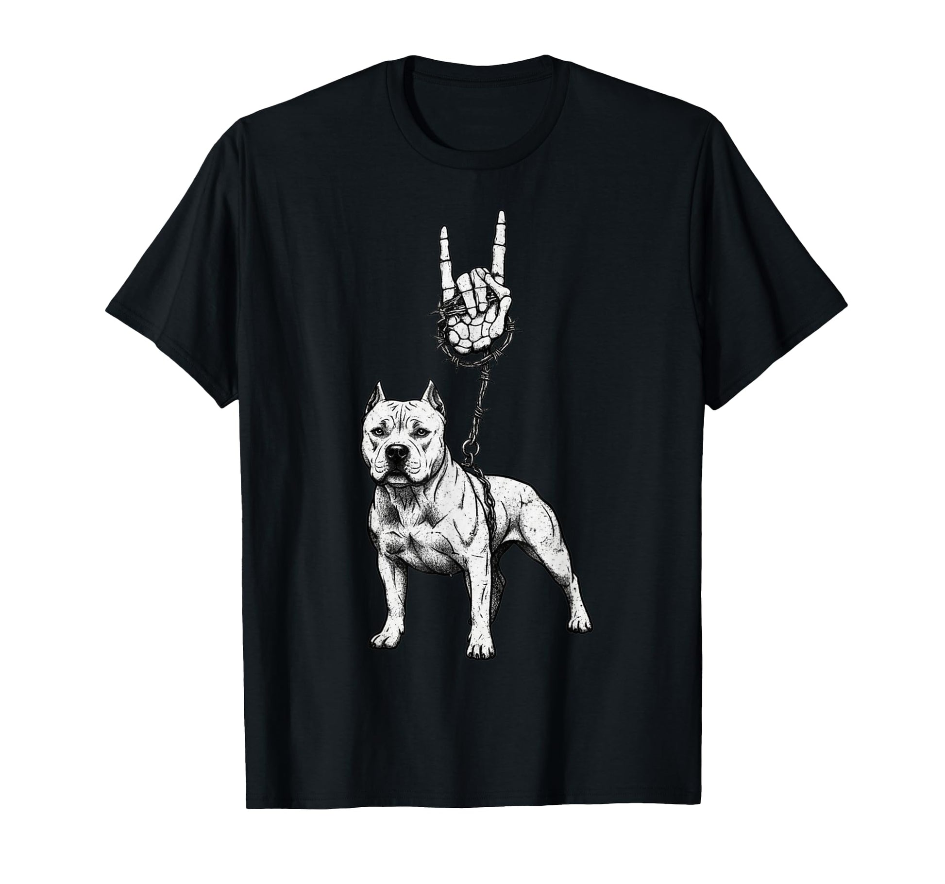 Pitbull Dog Breeder 90S Alt Metal T-Shirt - Minimalist Print Men Women - T-Shirt, Sweatshirt, Hoodie