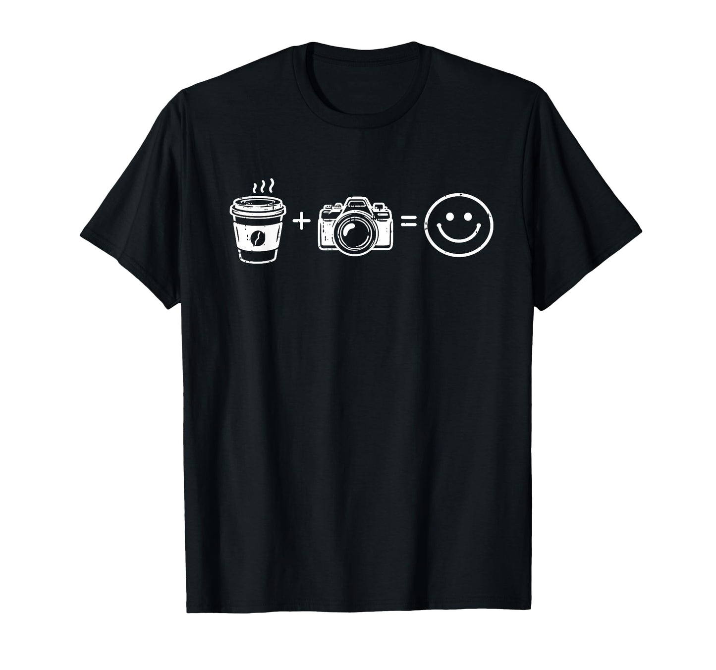 Funny Photographer Coffee Camera T-Shirt - Aesthetic Graphic Men Women - T-Shirt, Sweatshirt, Hoodie