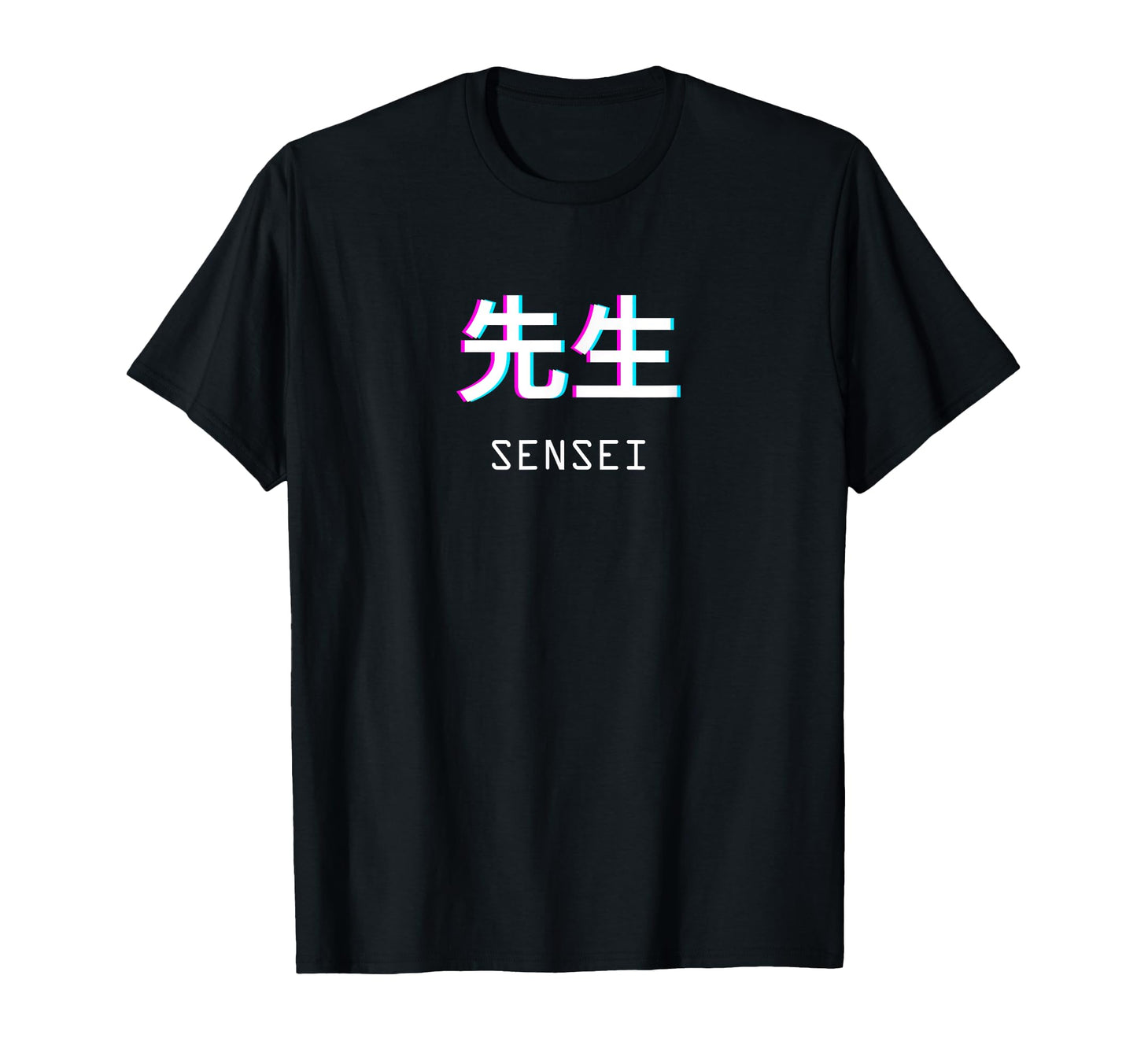 Sensei Japanese Anime Aesthetic Vaporwave T-Shirt - Streetwear Style Unisex - T-Shirt, Sweatshirt, Hoodie