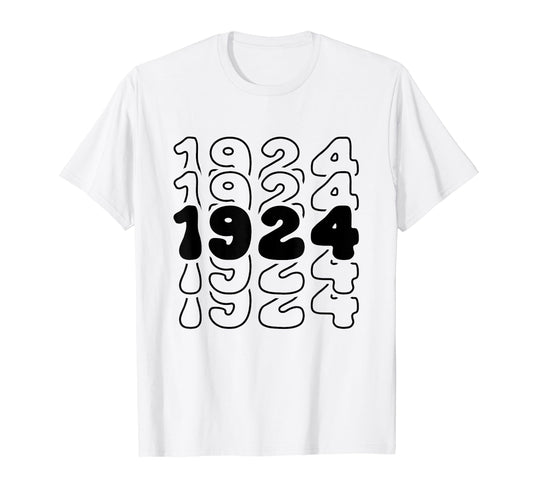 100 Year Old Groovy 100Th T-Shirt - Casual Everyday Wear Men Women - T-Shirt, Sweatshirt, Hoodie
