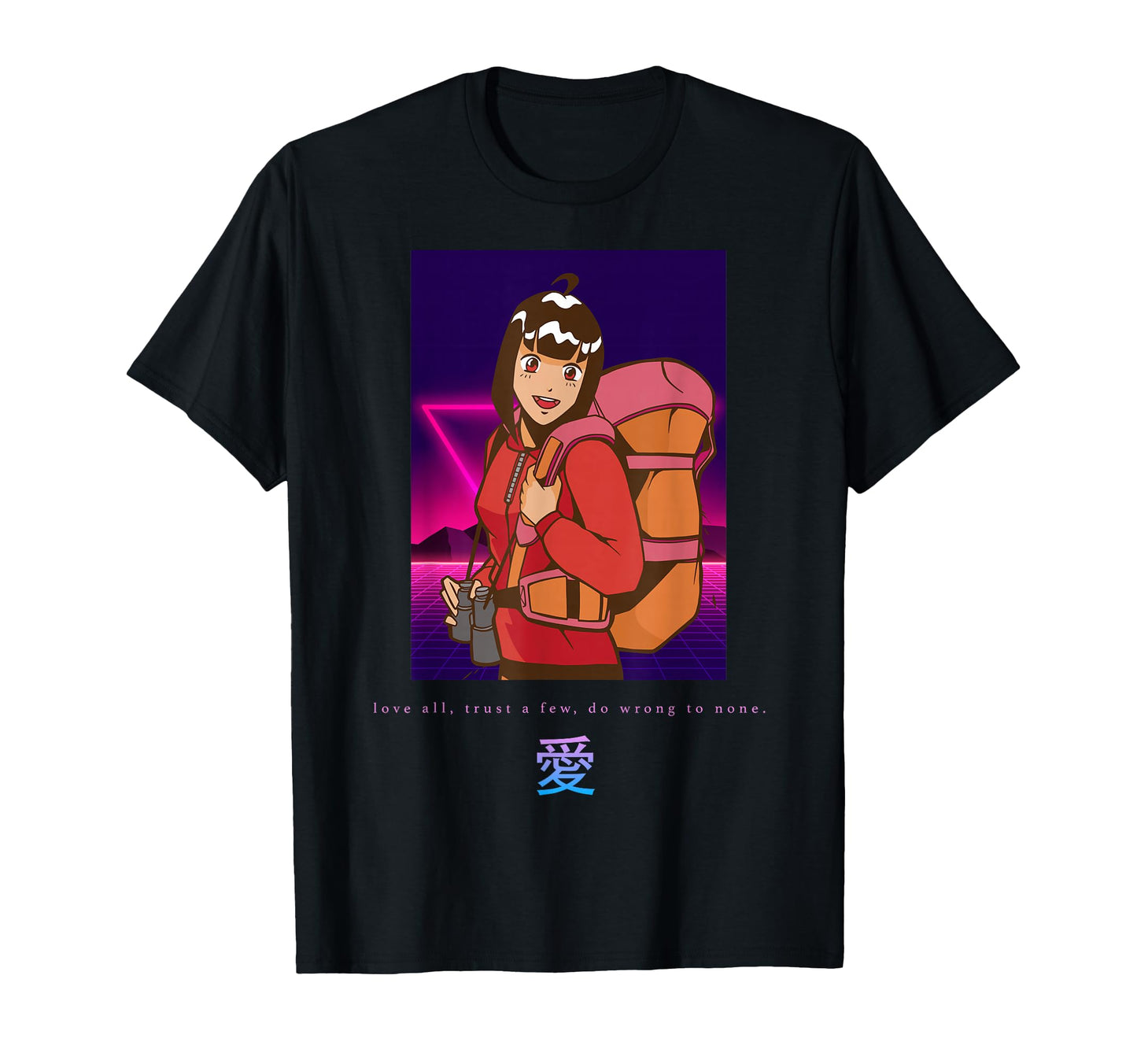 Anime Love Japanese Aesthetic T-Shirt - Trendy Graphic for Adults - T-Shirt, Sweatshirt, Hoodie