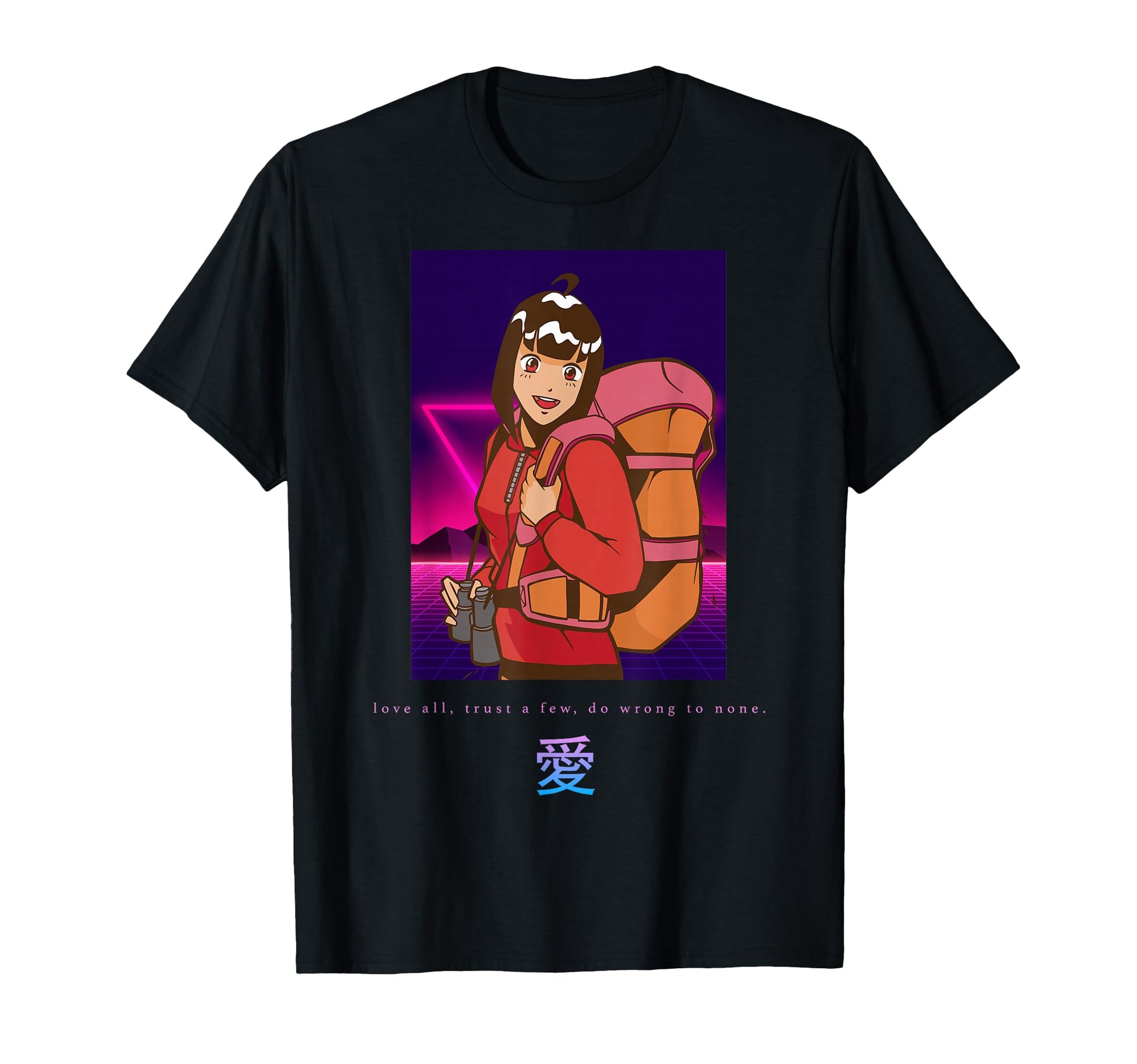 Anime Love Japanese Aesthetic T-Shirt - Trendy Graphic for Adults - T-Shirt, Sweatshirt, Hoodie