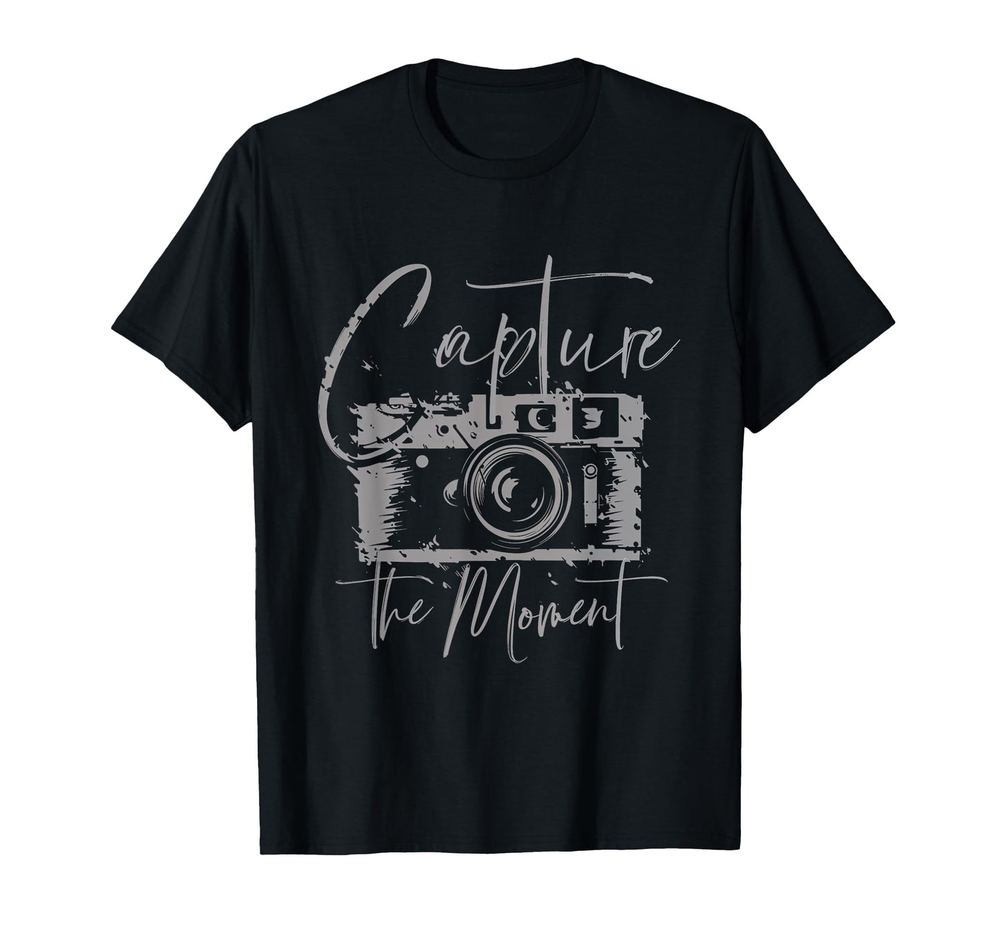 Capture Moment Photography Camera T-Shirt - Graphic Print for Adults - T-Shirt, Sweatshirt, Hoodie