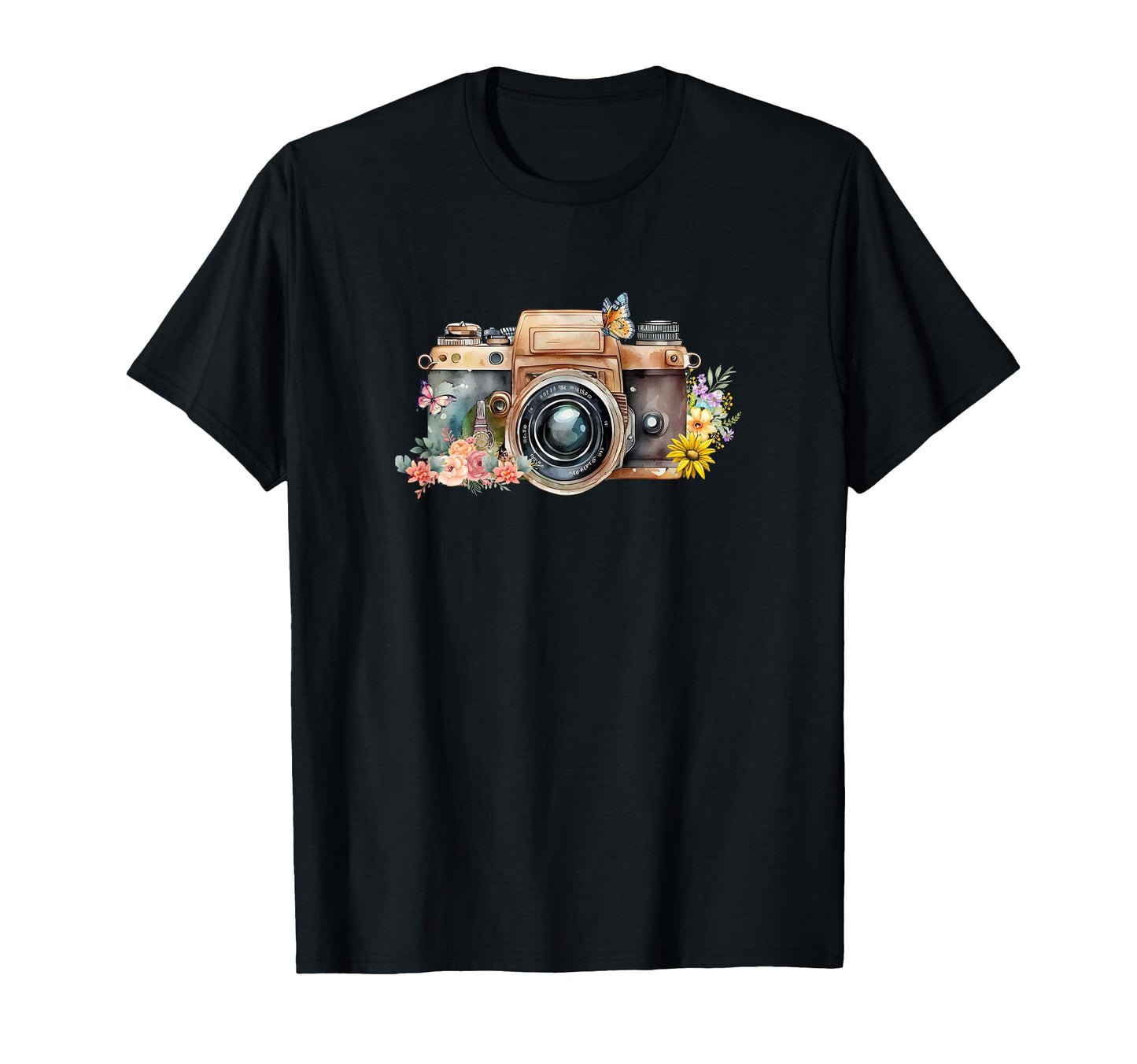 Camera T-Shirt - Minimalist Print Unisex - T-Shirt, Sweatshirt, Hoodie