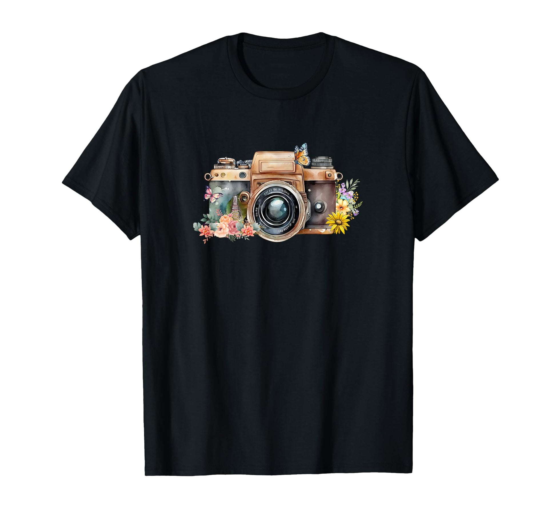 Camera T-Shirt - Minimalist Print Unisex - T-Shirt, Sweatshirt, Hoodie