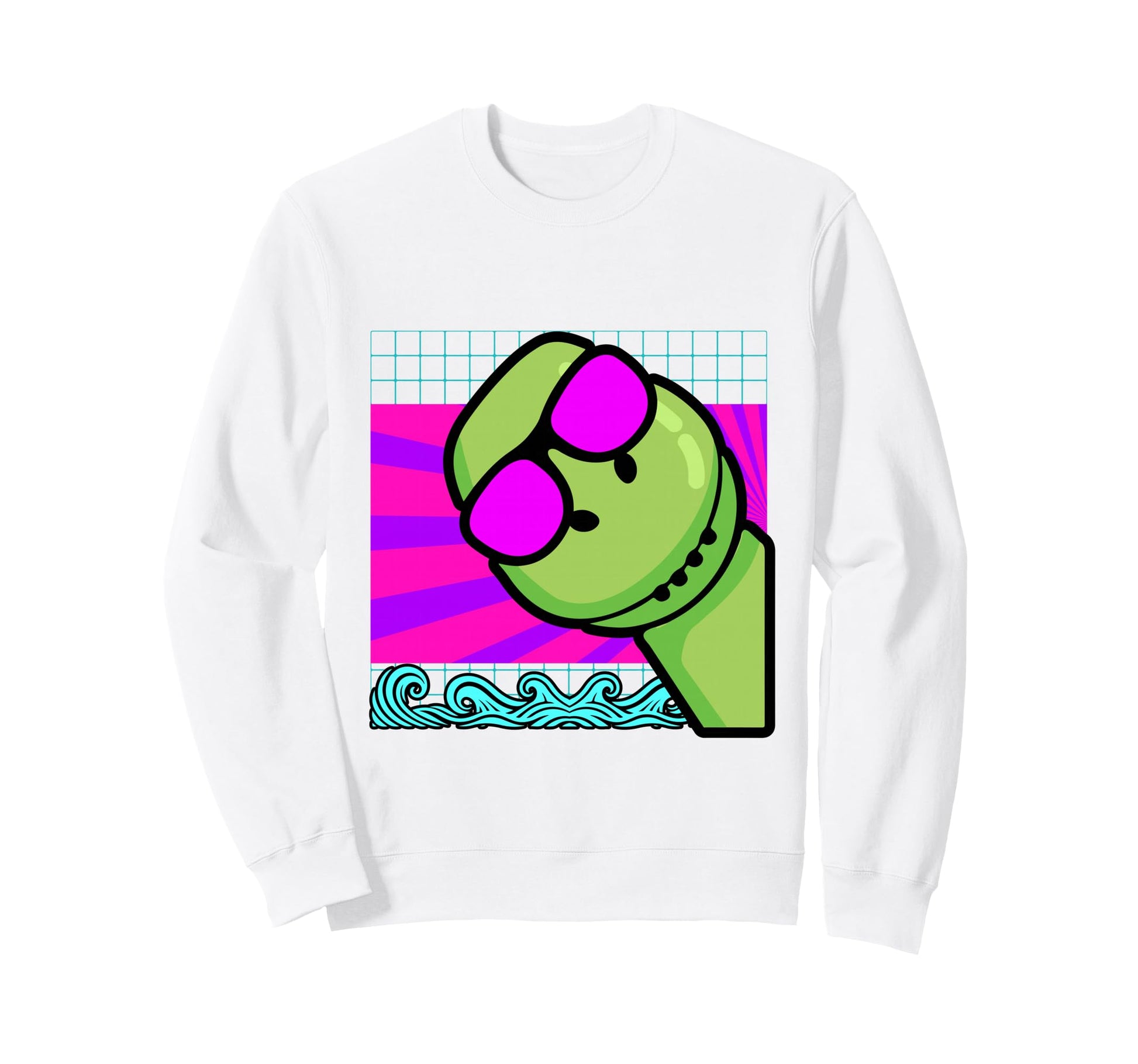 Aesthetic Vaporwave Outfits Dinosaur Sweatshirt - Aesthetic Graphic Unisex - T-Shirt, Sweatshirt, Hoodie