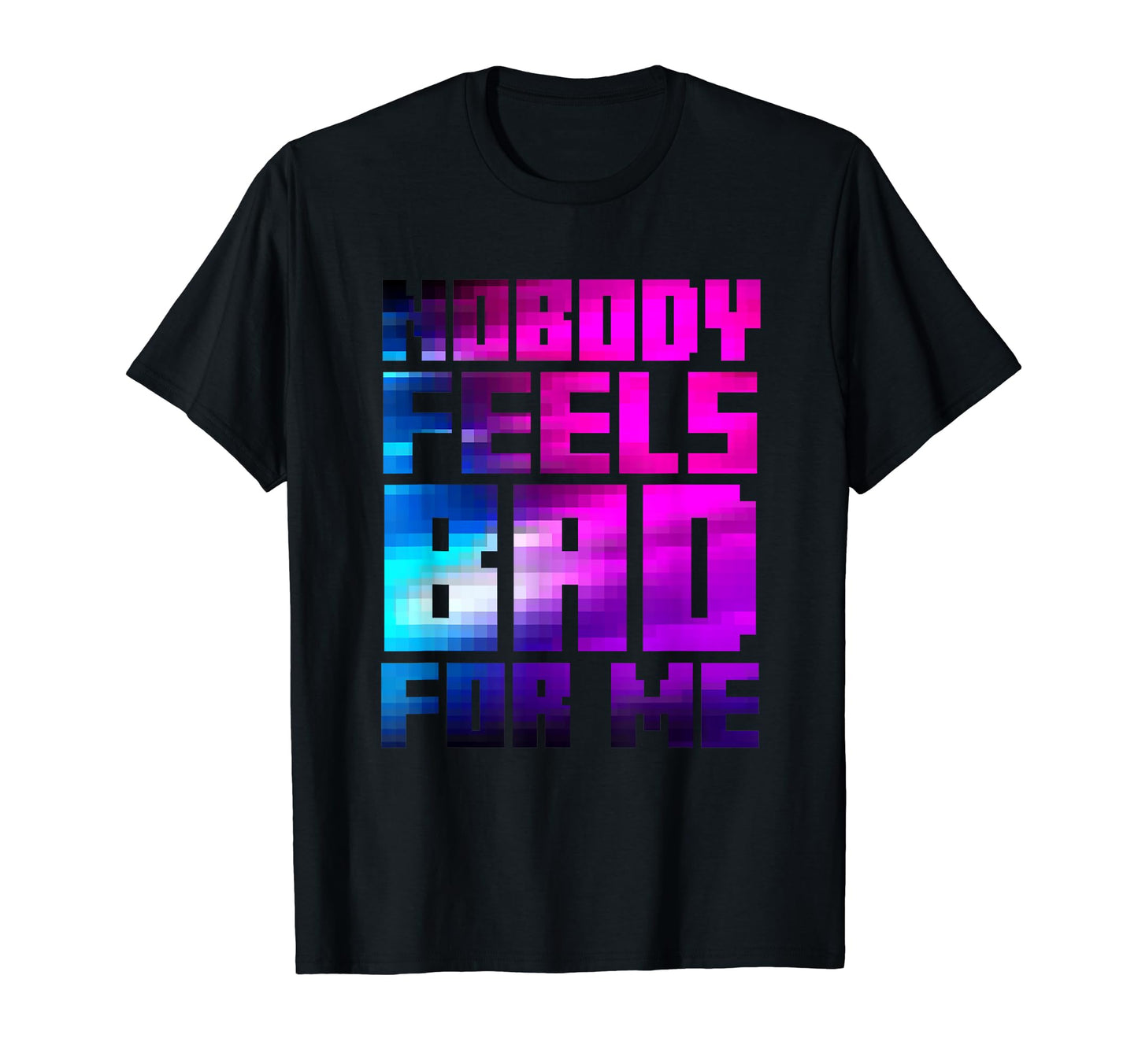 Nobody Feels Bad Me Aesthetic Vaporwave T-Shirt - Custom Art Print Unisex - T-Shirt, Sweatshirt, Hoodie