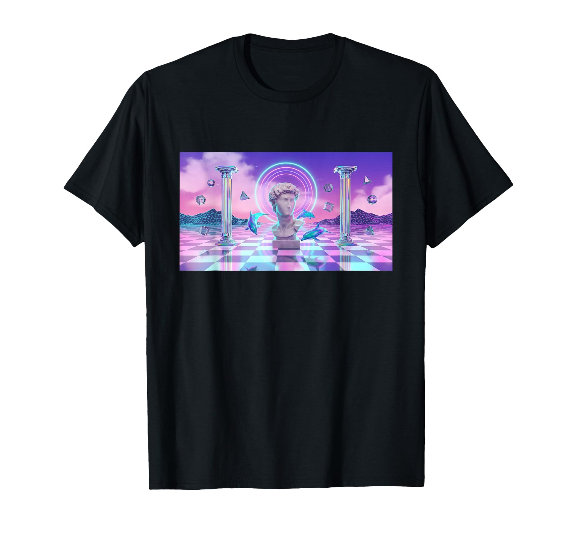 Vaporwave Aesthetic Trippy Vapor Wave T-Shirt - Minimalist Print Unisex - T-Shirt, Sweatshirt, Hoodie
