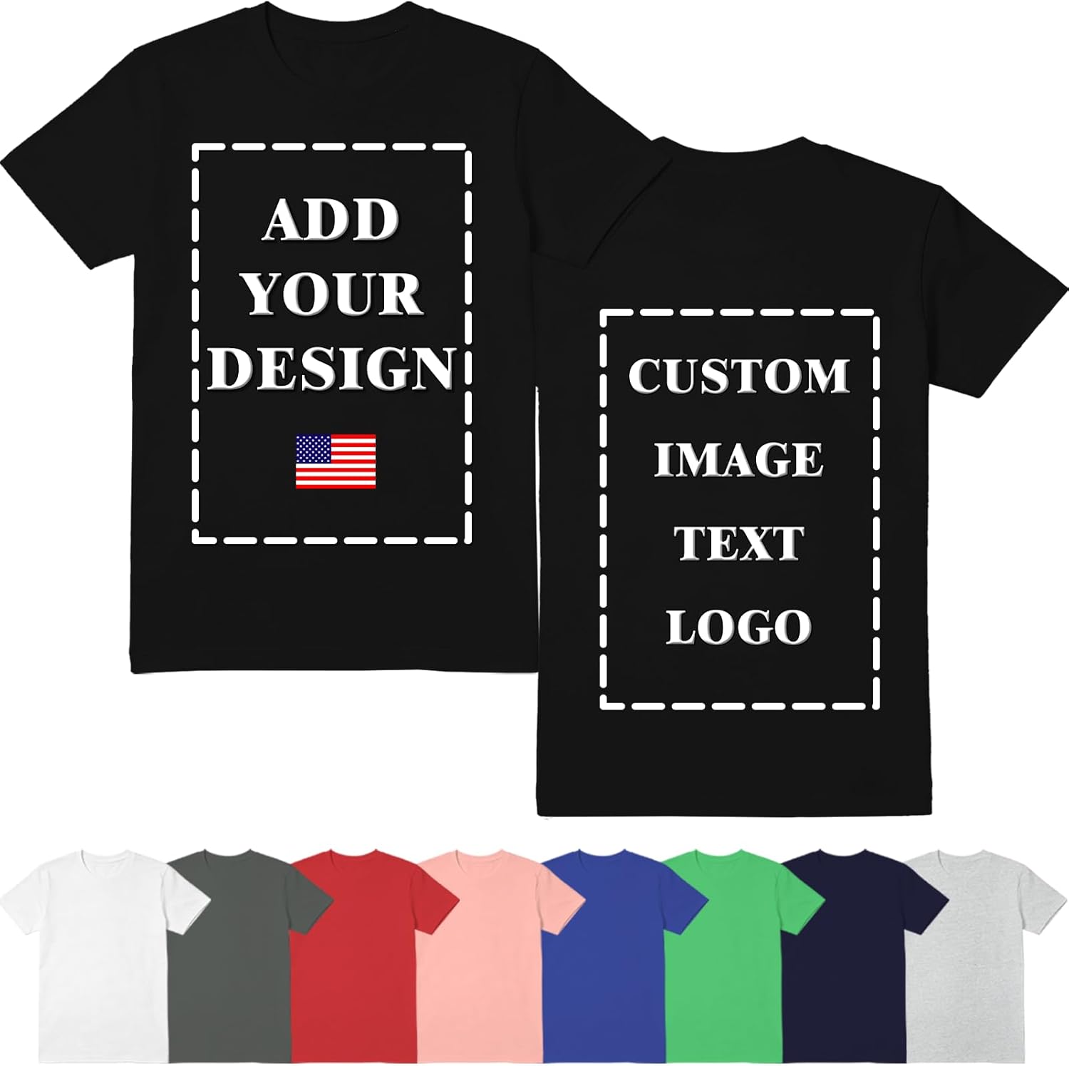 ISUNMEA Custom Photo for Men Design Your Own - Adult & Kids T-Shirts, Sweatshirts & Hoodies apparel design preview 1