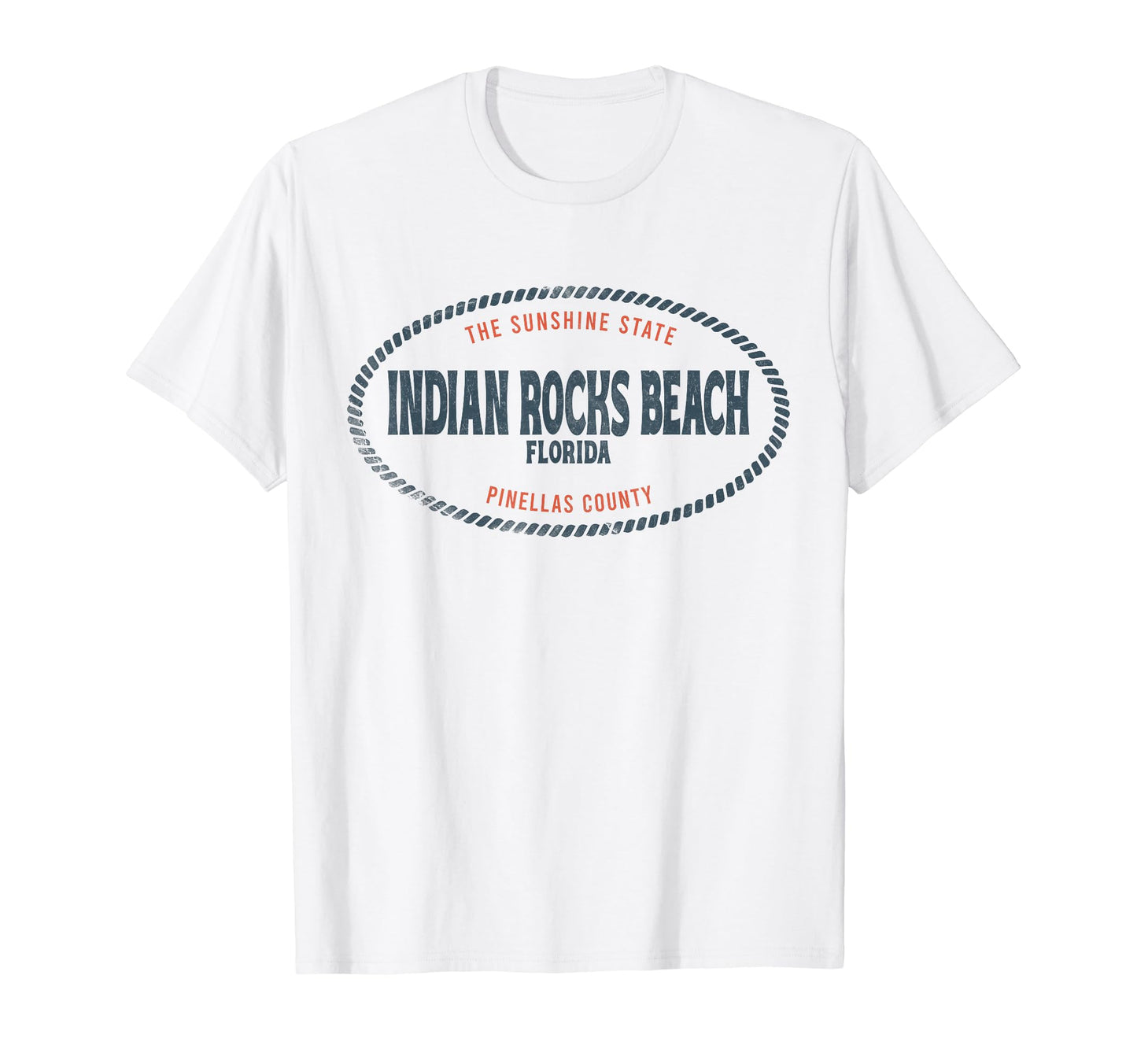 Casual Indian Rocks Beach Florida T-Shirt - Minimalist Print Men Women - T-Shirt, Sweatshirt, Hoodie