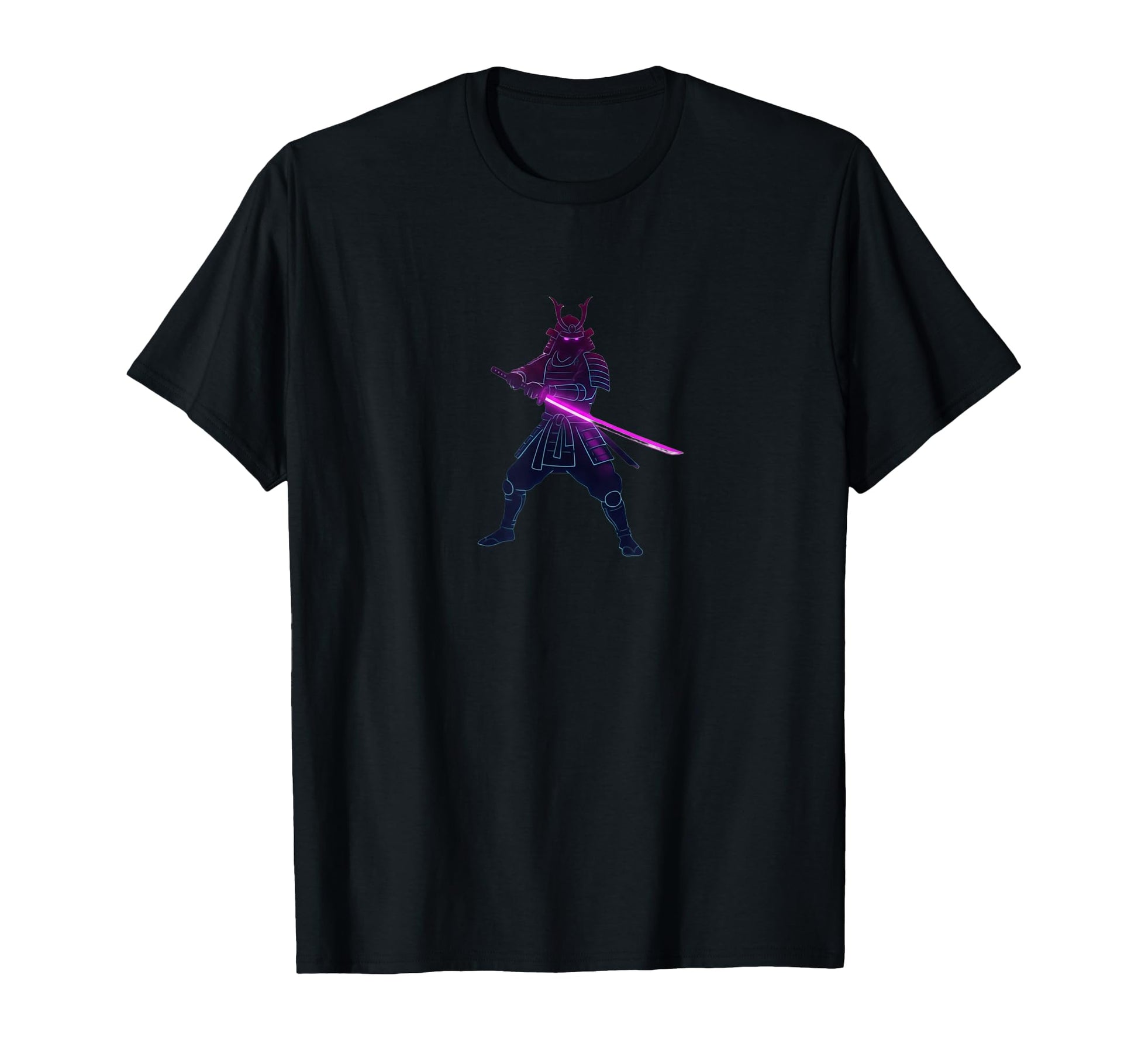 Synthwave Samurai Retrowave T-Shirt - Casual Everyday Wear for Adults - T-Shirt, Sweatshirt, Hoodie