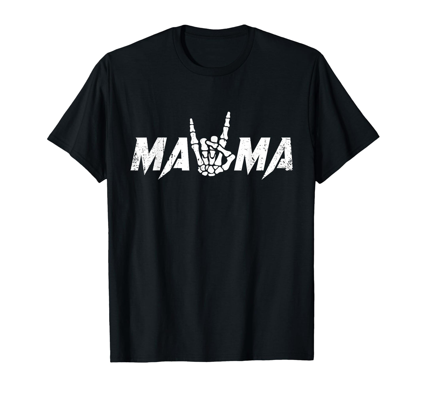 Rock Mama Skeleton Hand T-Shirt - Minimalist Print Men Women - T-Shirt, Sweatshirt, Hoodie