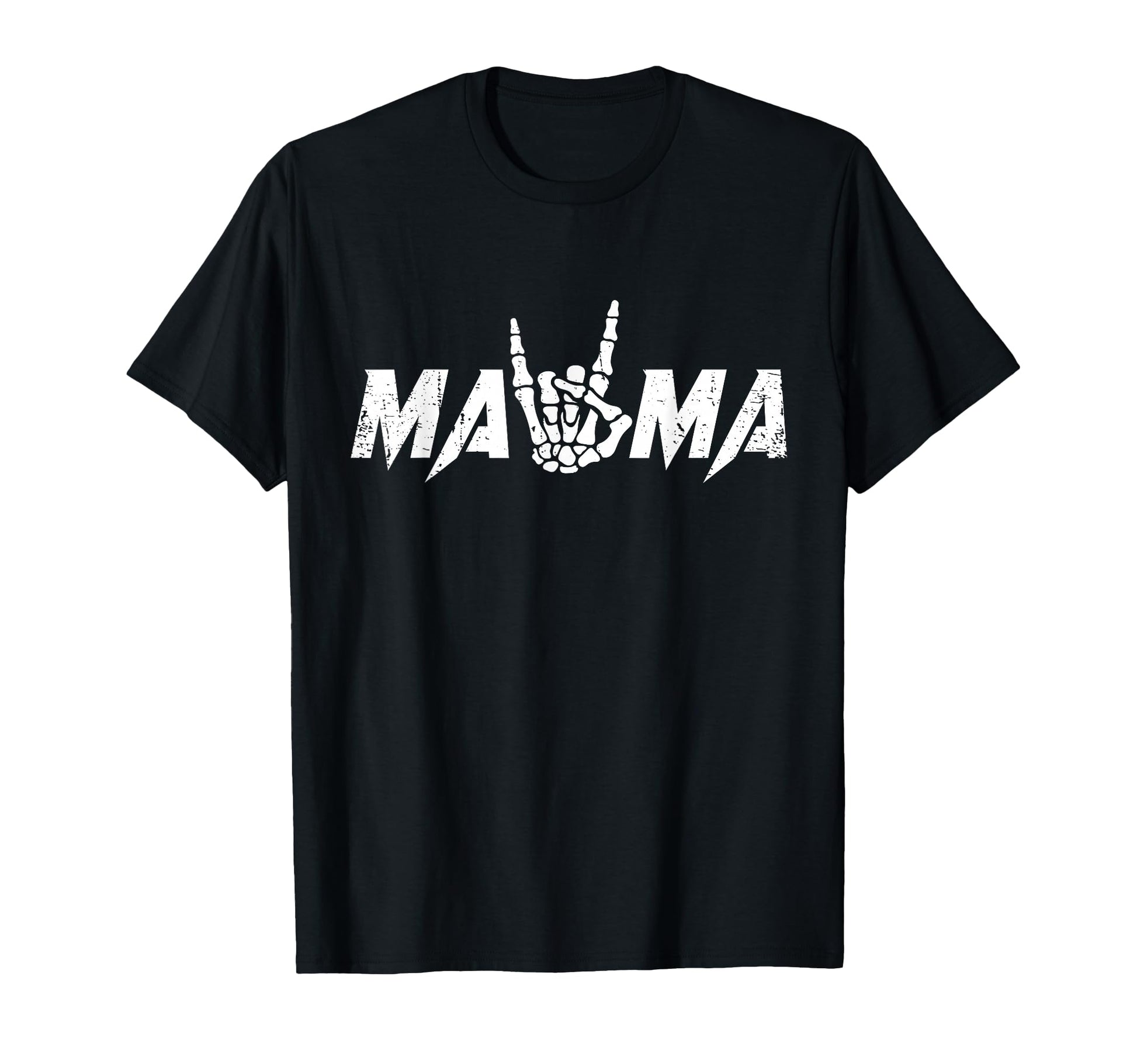 Rock Mama Skeleton Hand T-Shirt - Minimalist Print Men Women - T-Shirt, Sweatshirt, Hoodie