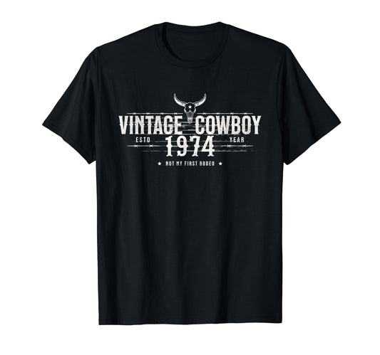 Birthday 2024 50Th Birthday Western T-Shirt - Minimalist Print Unisex - T-Shirt, Sweatshirt, Hoodie