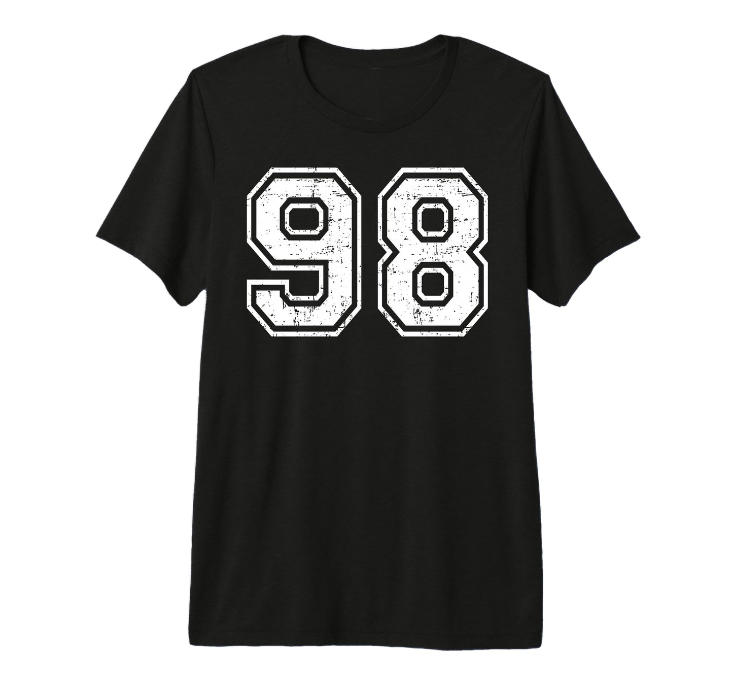 98 Number Ninety Eight Team Sports T-Shirt - Aesthetic Graphic Unisex - T-Shirt, Sweatshirt, Hoodie