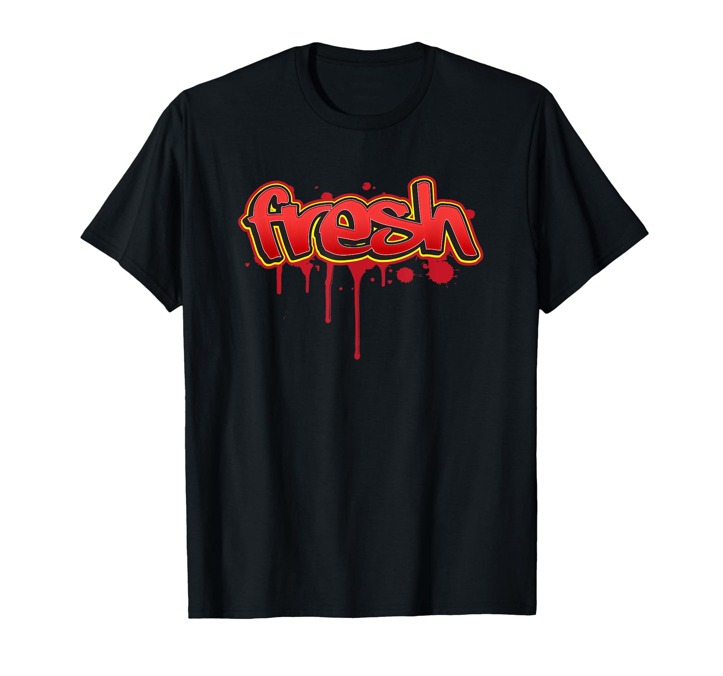 Fresh Old School Graffiti Funny T-Shirt - Minimalist Print Men Women - T-Shirt, Sweatshirt, Hoodie