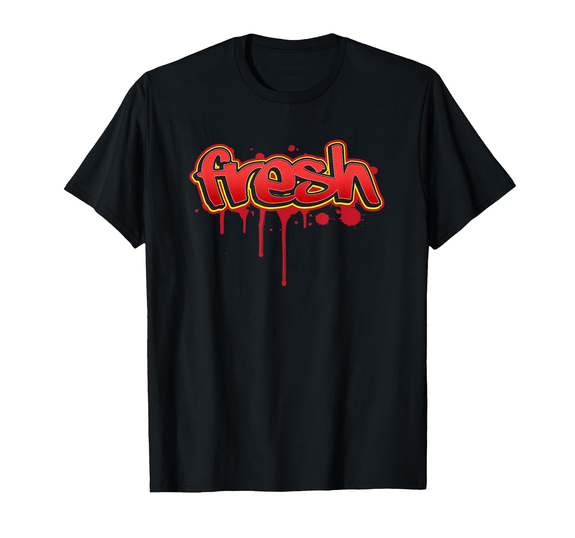 Fresh Old School Graffiti Funny T-Shirt - Minimalist Print Men Women - T-Shirt, Sweatshirt, Hoodie