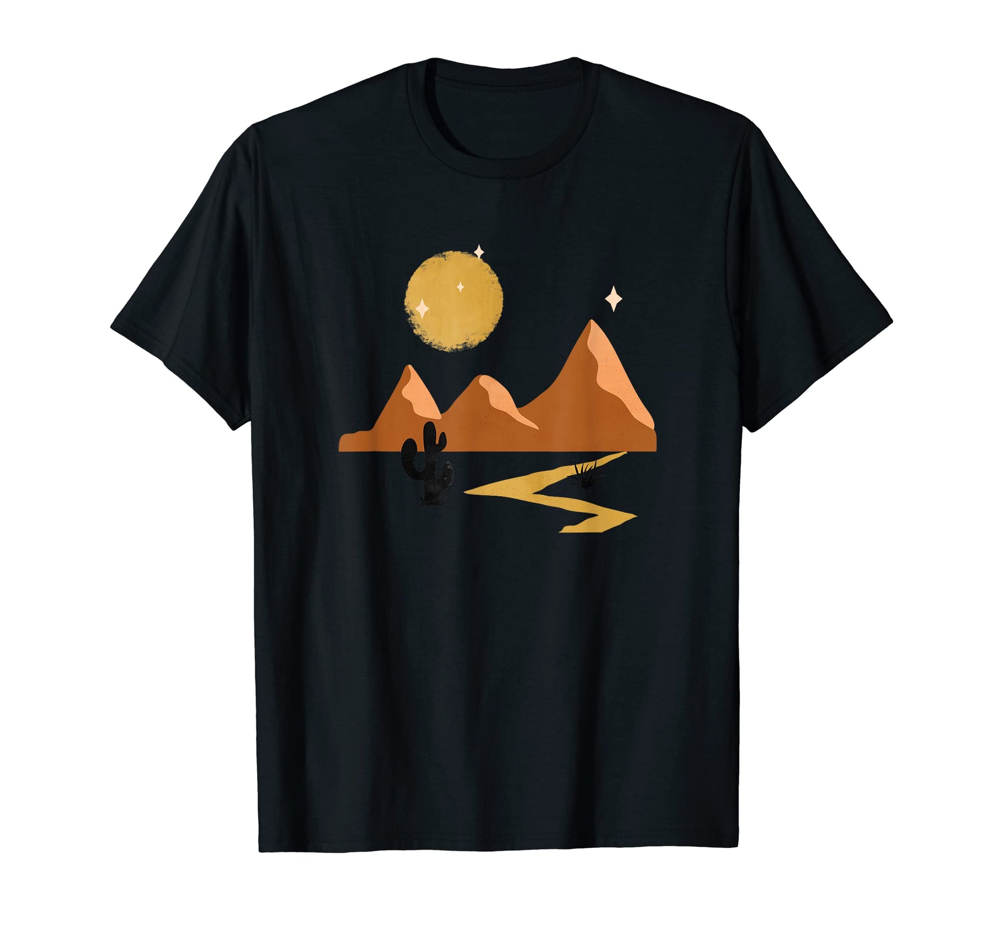Desert Western Cactus Sunset T-Shirt - Casual Everyday Wear for Adults - T-Shirt, Sweatshirt, Hoodie