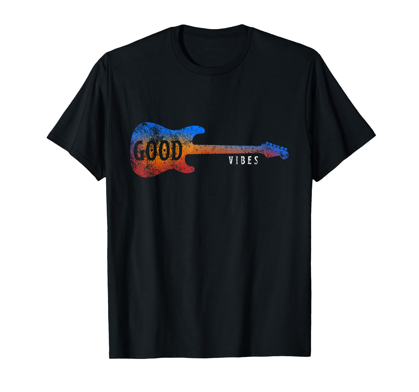 Good Vibes Electric Guitar Funny Gift T-Shirt - Trendy Graphic for Adults - T-Shirt, Sweatshirt, Hoodie