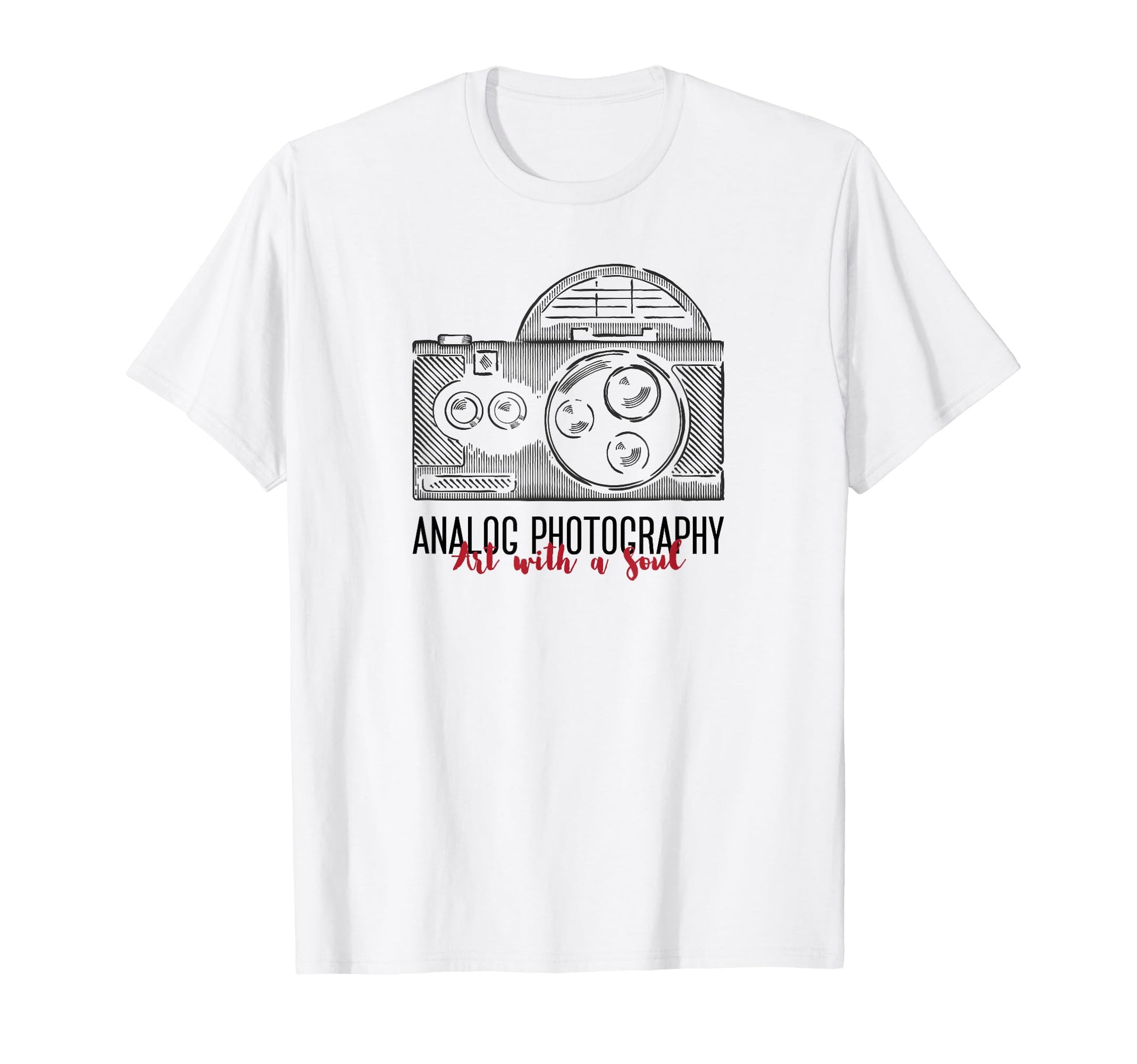 Analog Photography Art Soul Camera T-Shirt - Novelty Apparel Men Women - T-Shirt, Sweatshirt, Hoodie