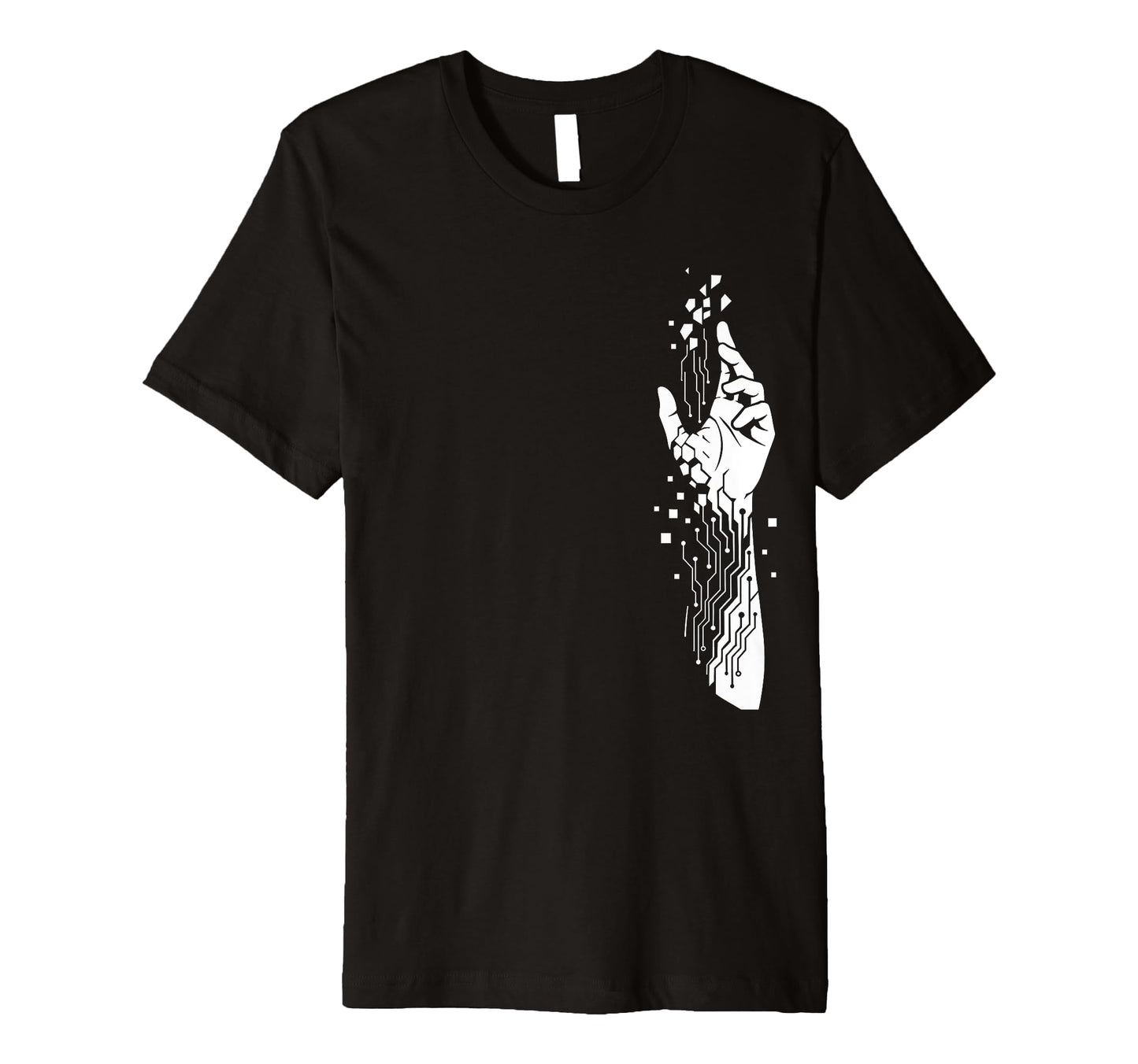Cyber Arm Futuristic Hand T-Shirt - Casual Everyday Wear for Adults - T-Shirt, Sweatshirt, Hoodie
